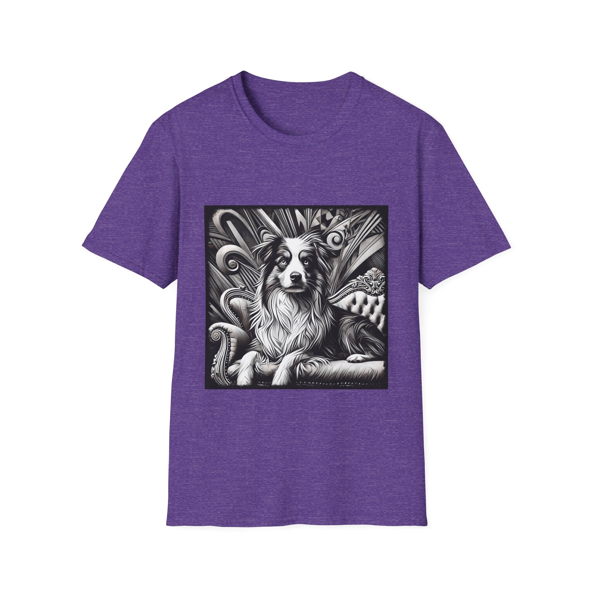 Australian Shepherd B&W Bold | Unisex Dog T-Shirt