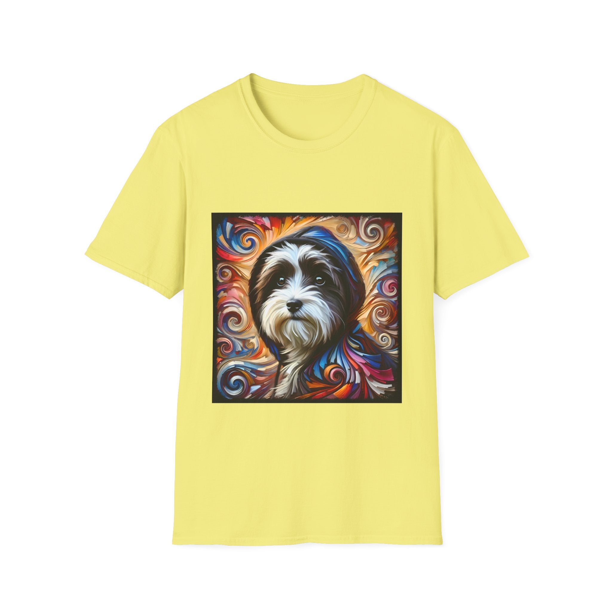 Havanese Relaxed Swirl |  Unisex Dog T-Shirt