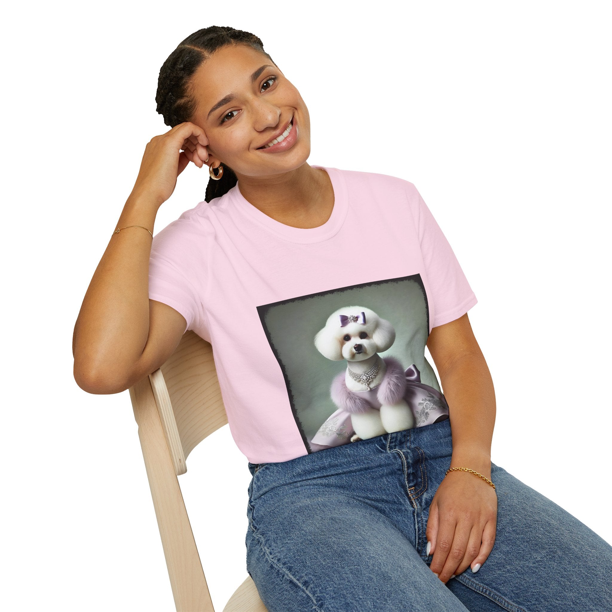 Bichon Frise Glam Girl | Unisex Dog T-Shirt