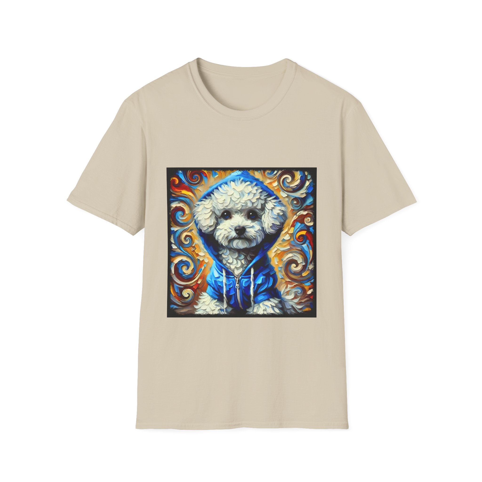 Bichon Frise Hoodie Swirl | Unisex Dog T-Shirt