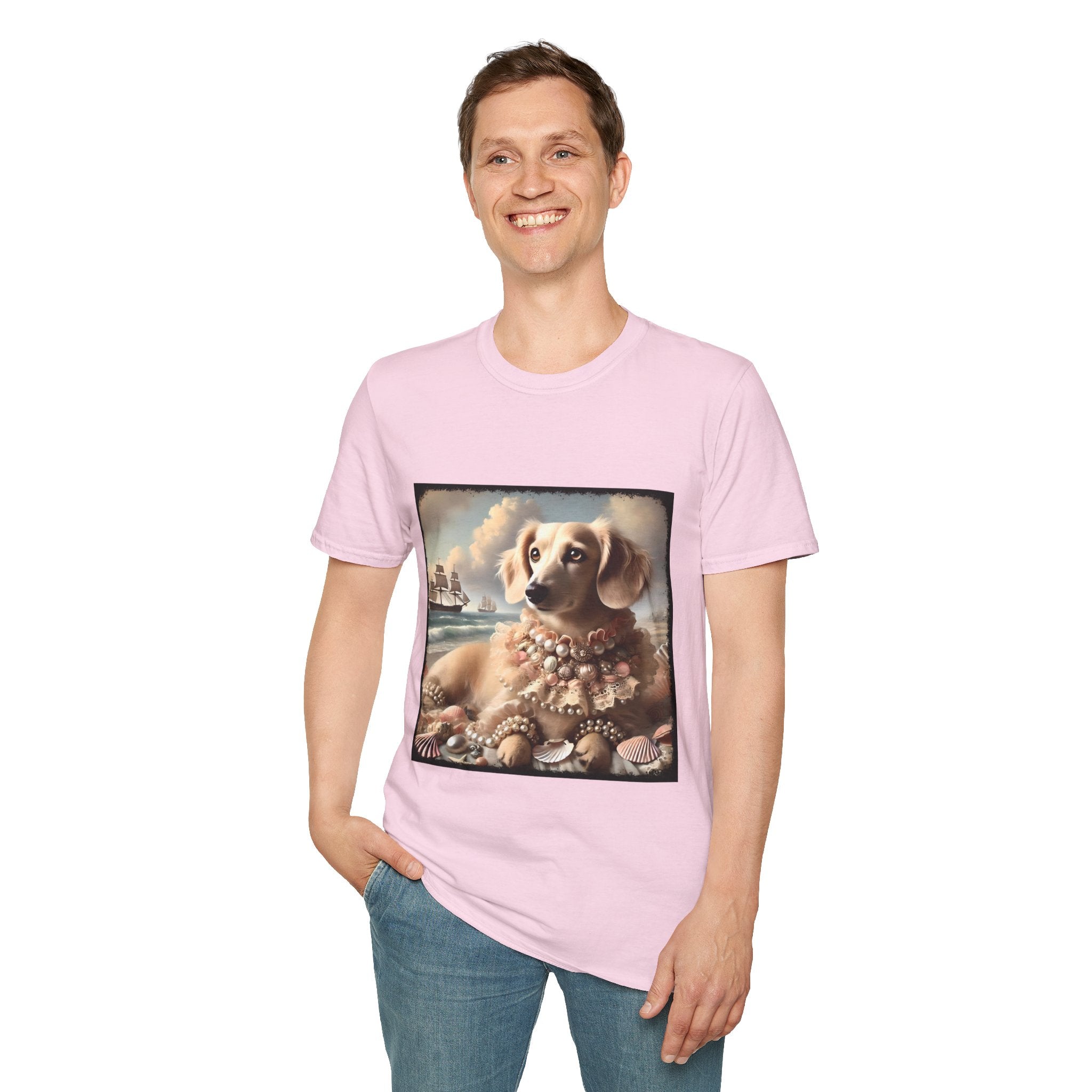 Dachshund Seashell Siren | Unisex Dog T-Shirt