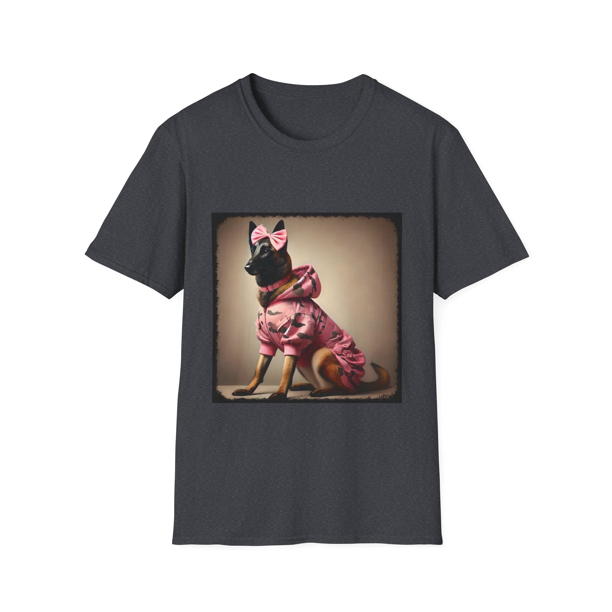 Belgian Malinois Pink Camo Cutie | Unisex Dog T-Shirt