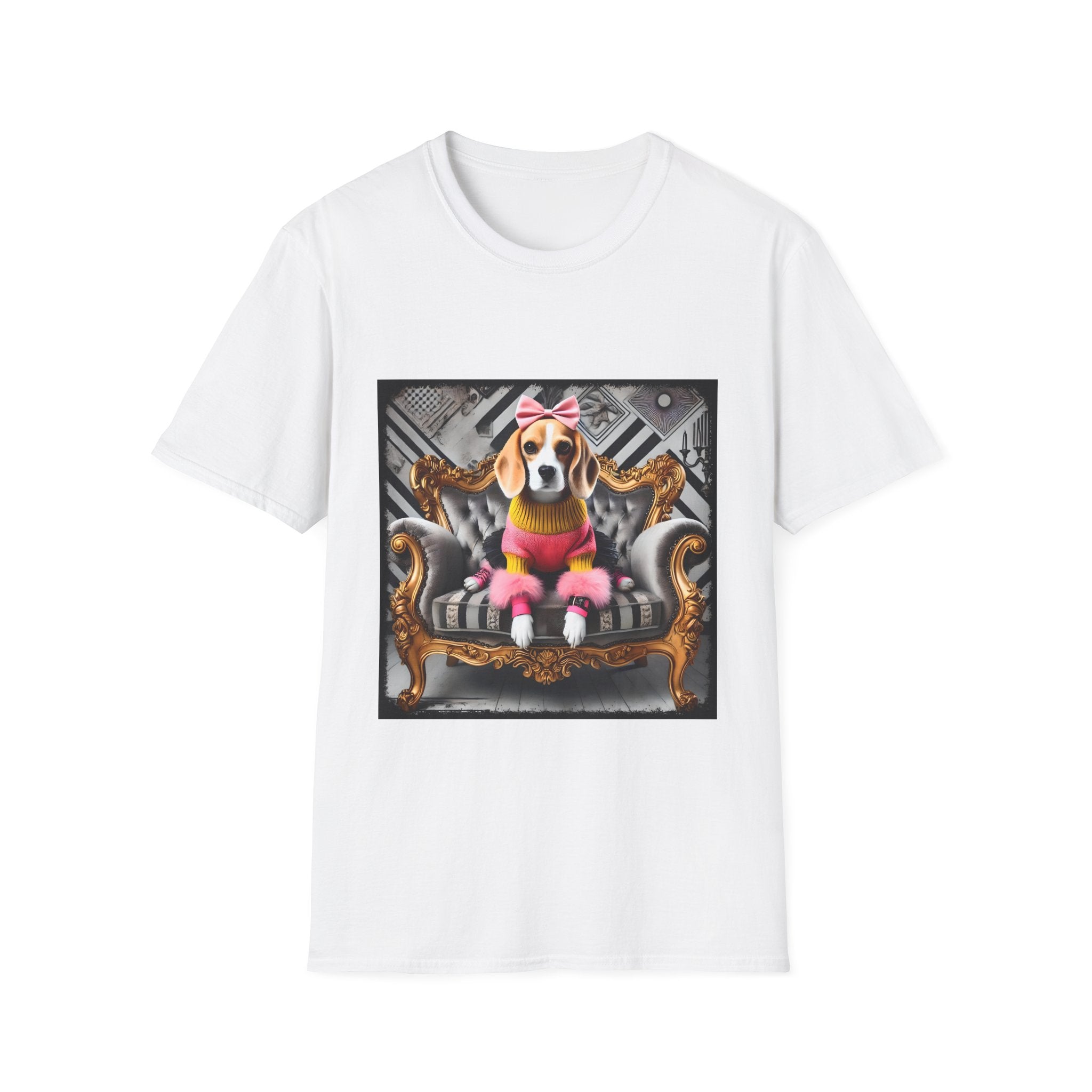 Beagle Pink Diva | Unisex Dog T-Shirt