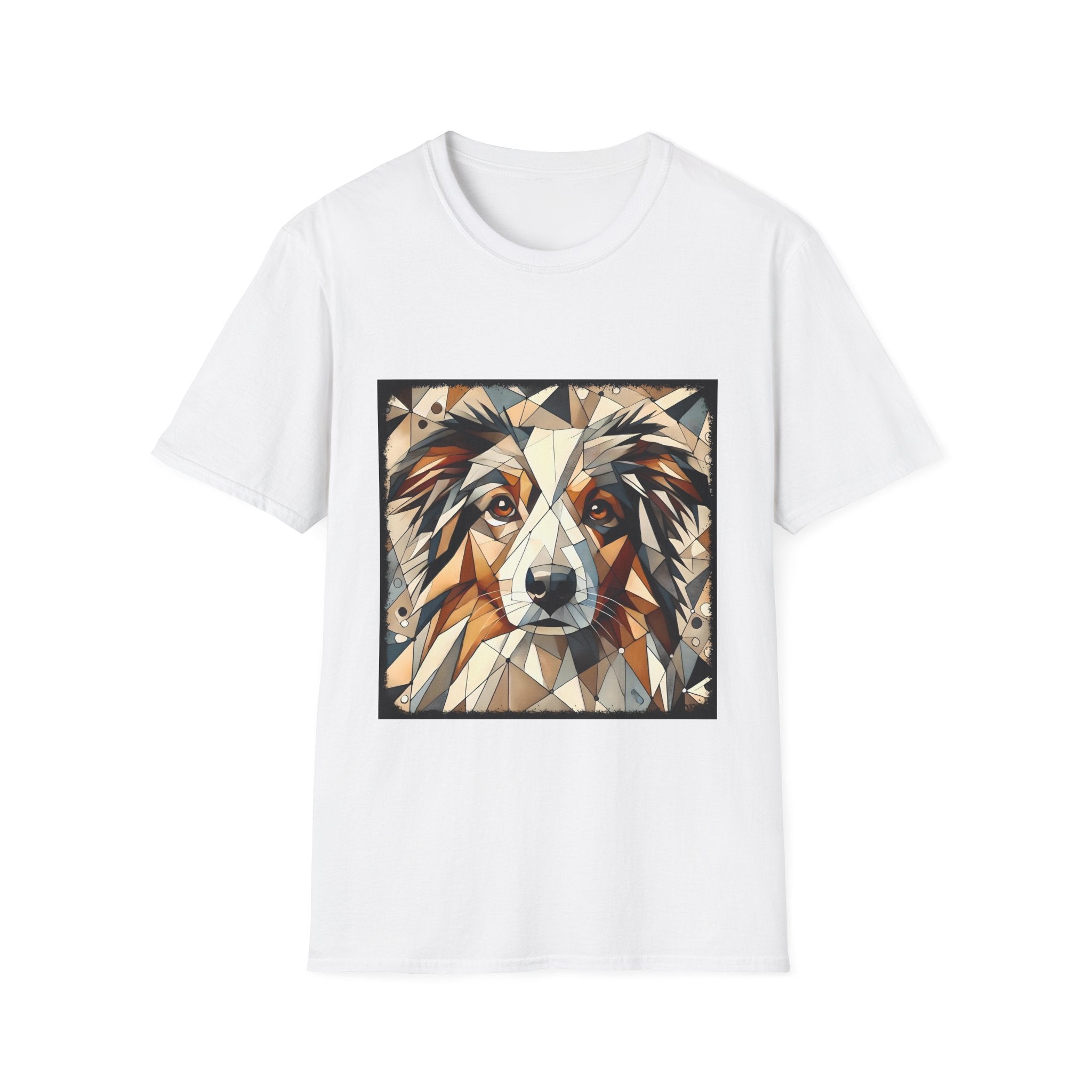 Australian Shepherd Warm Geometric | Unisex Dog T-Shirt