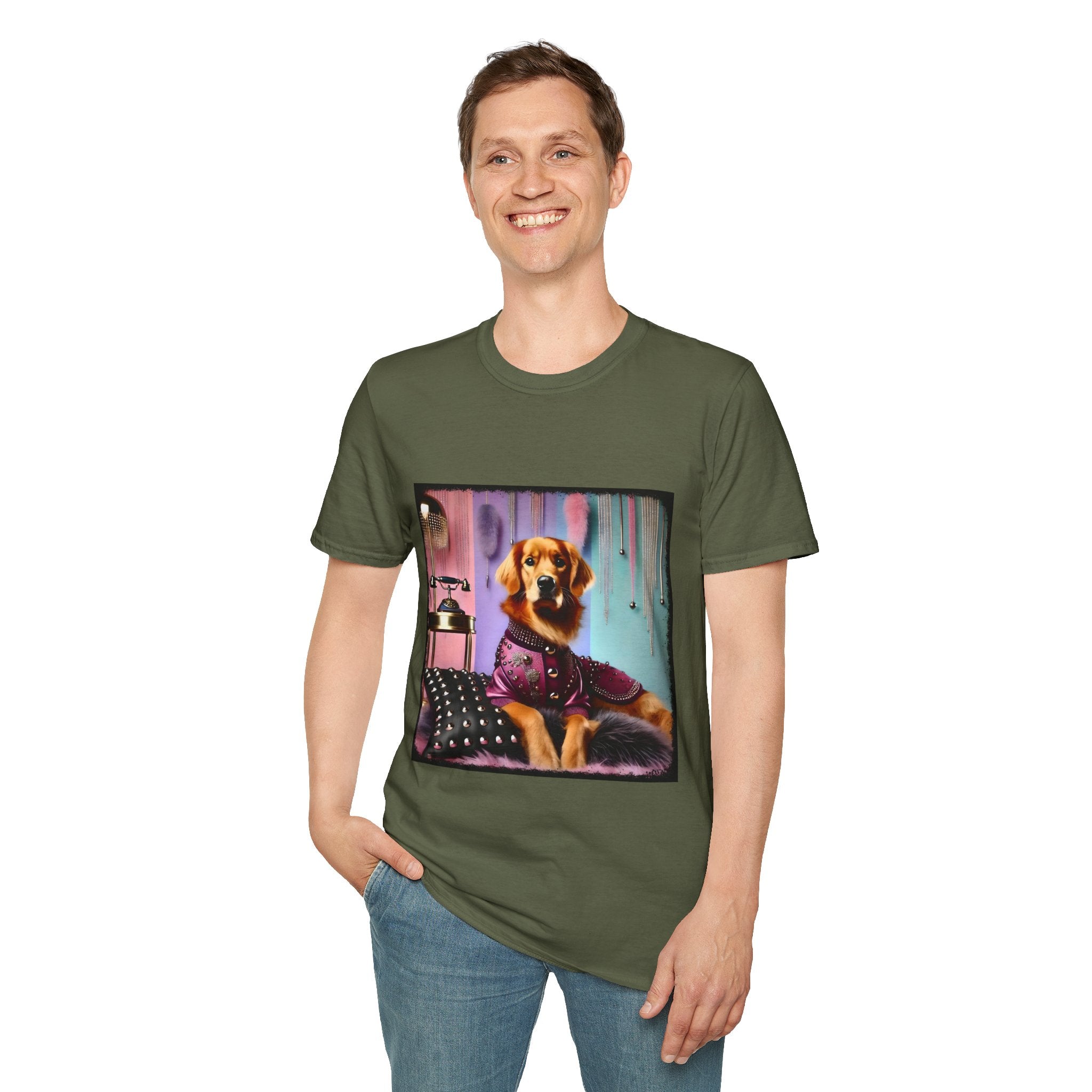 Golden Retriever GenX Icon | Unisex Dog T-Shirt