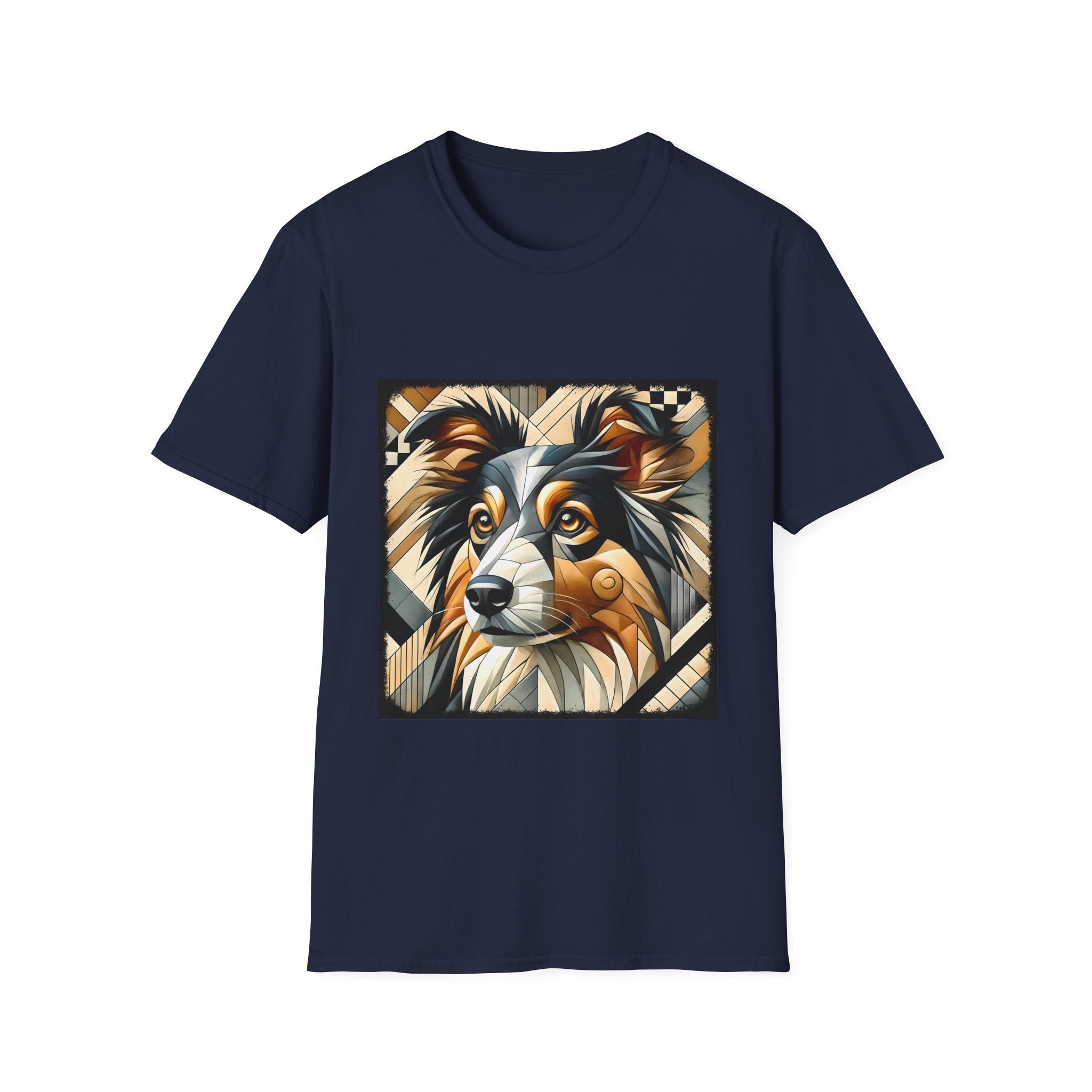 Miniature American Shepherd Geometric | Unisex Dog T-Shirt