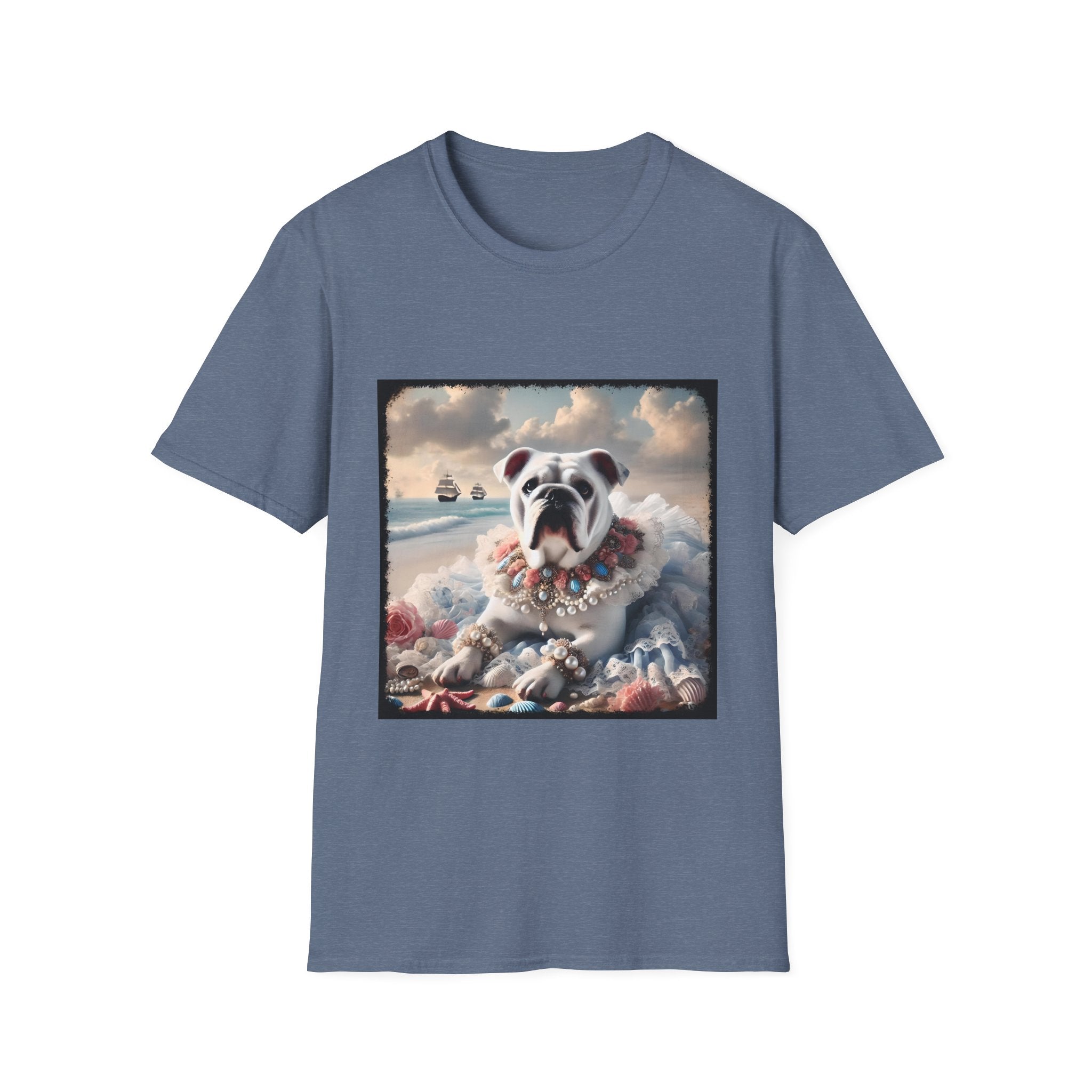 Bulldog Beach Dream | Unisex Dog T-Shirt