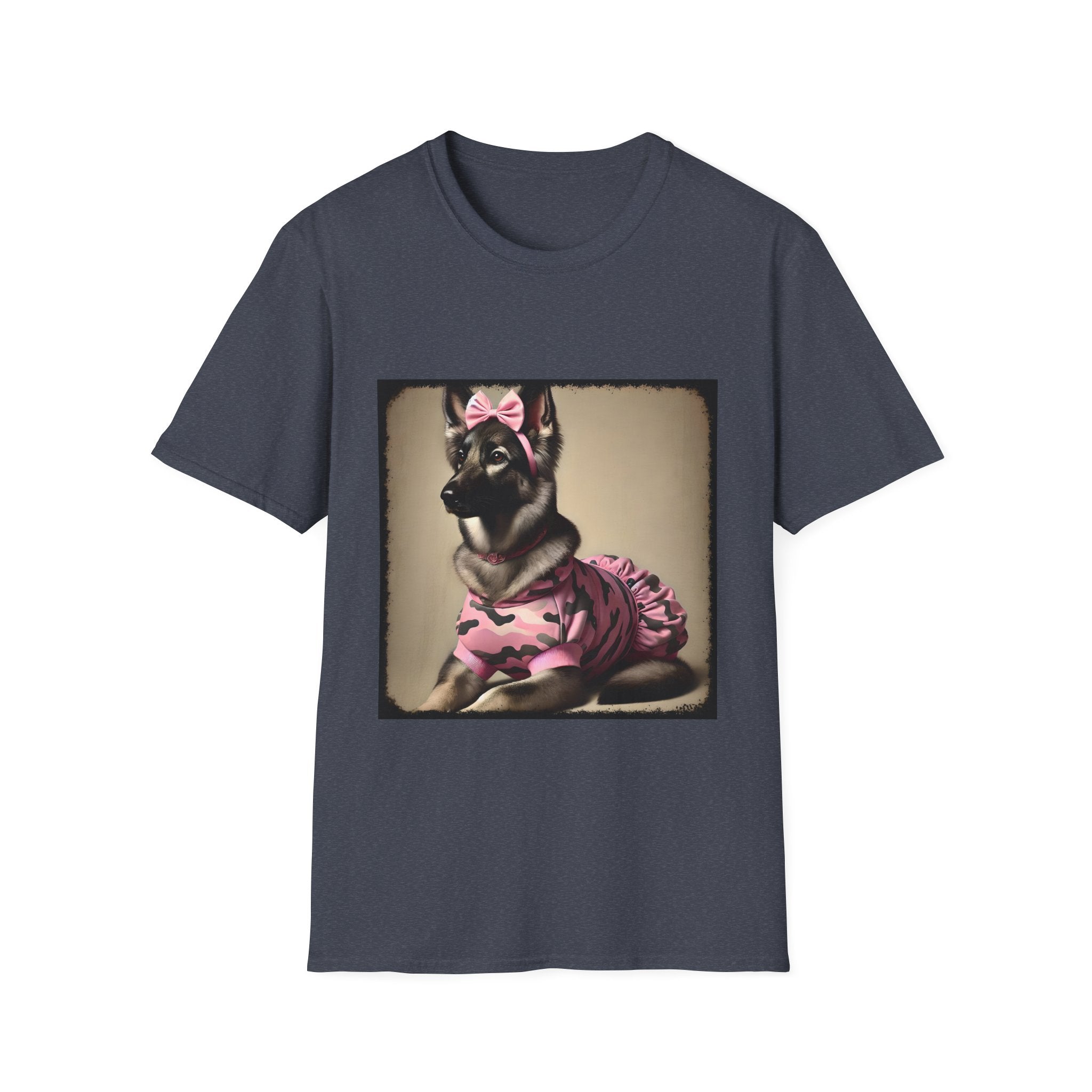 German Shepherd Camo Cutie II | Unisex Dog T-Shirt