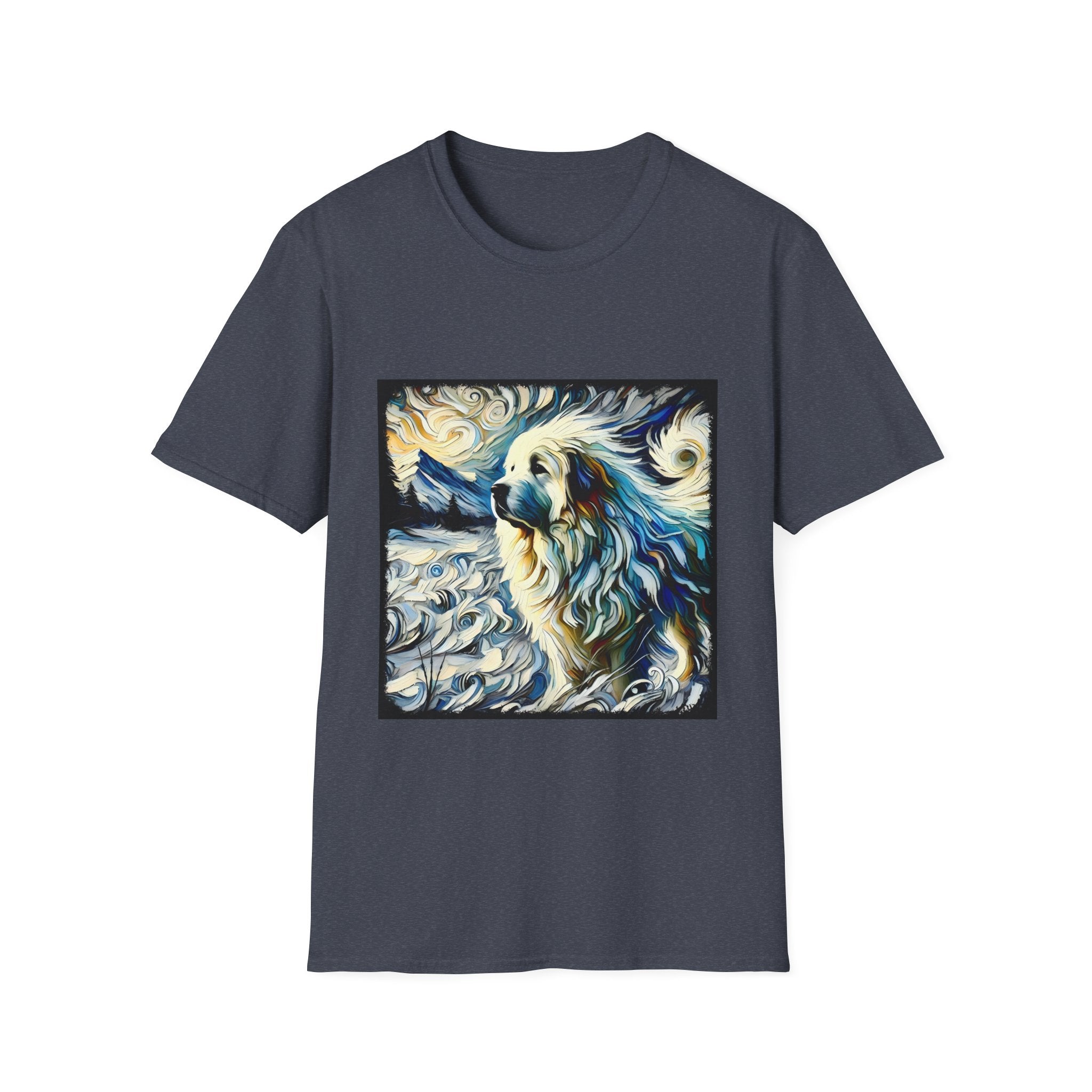 Great Pyrenees Snow Swirl | Unisex Dog T-Shirt
