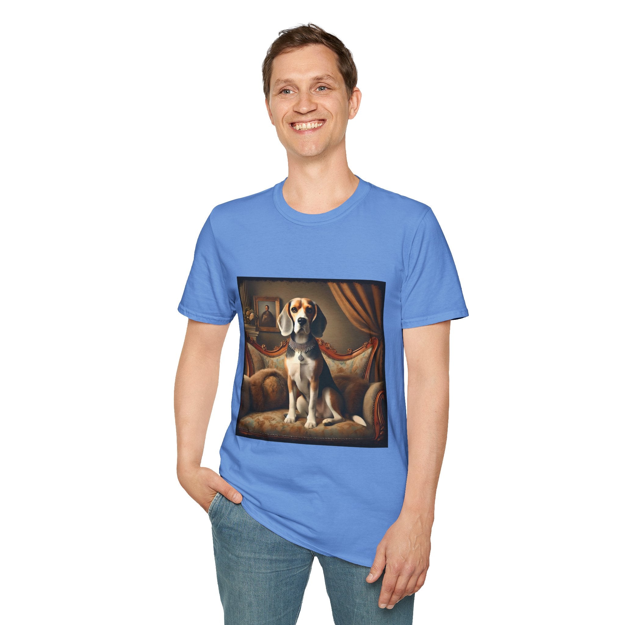 Beagle Princess Blue | Unisex Dog T-Shirt