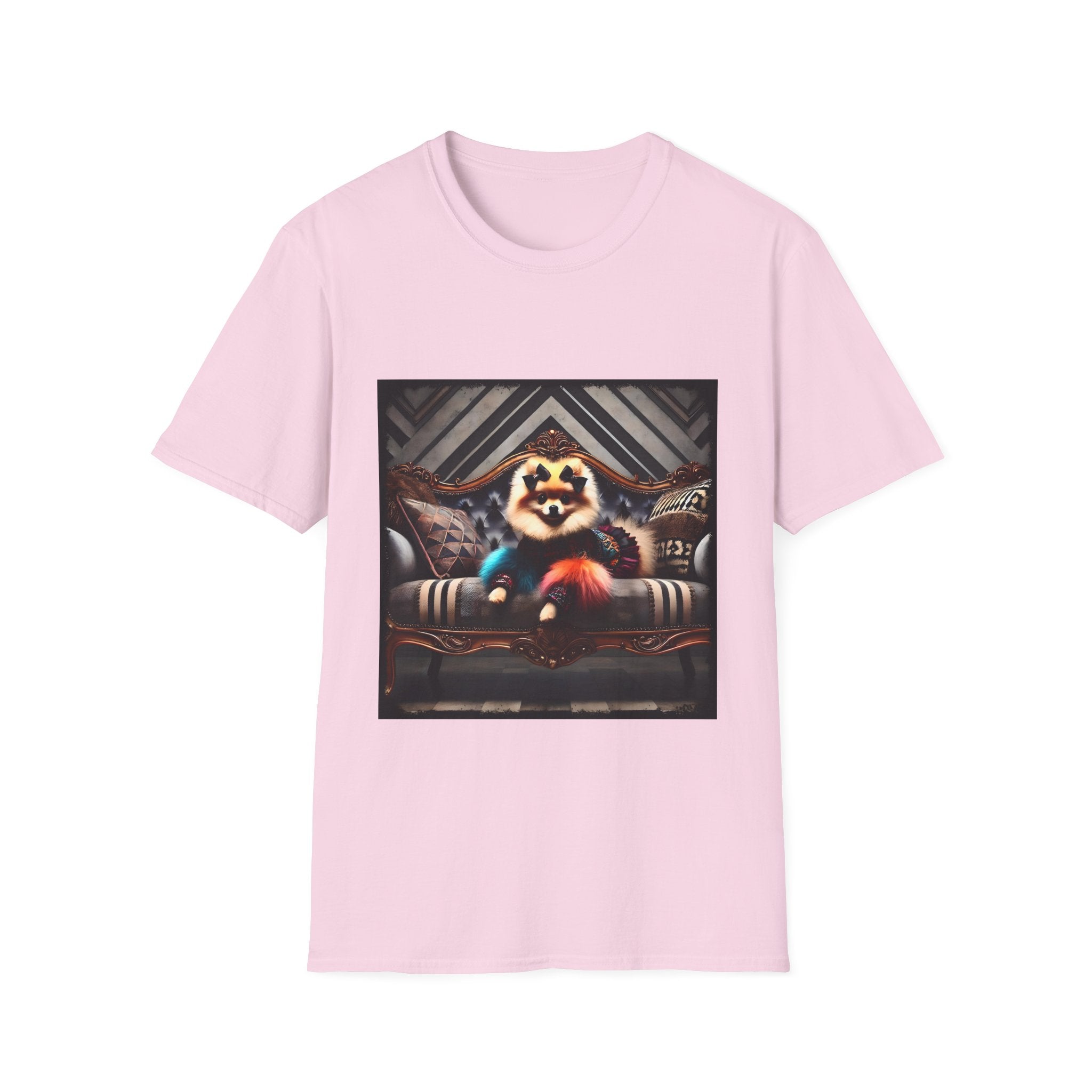 Pomeranian Fierce Fashionista | Unisex Dog T-Shirt