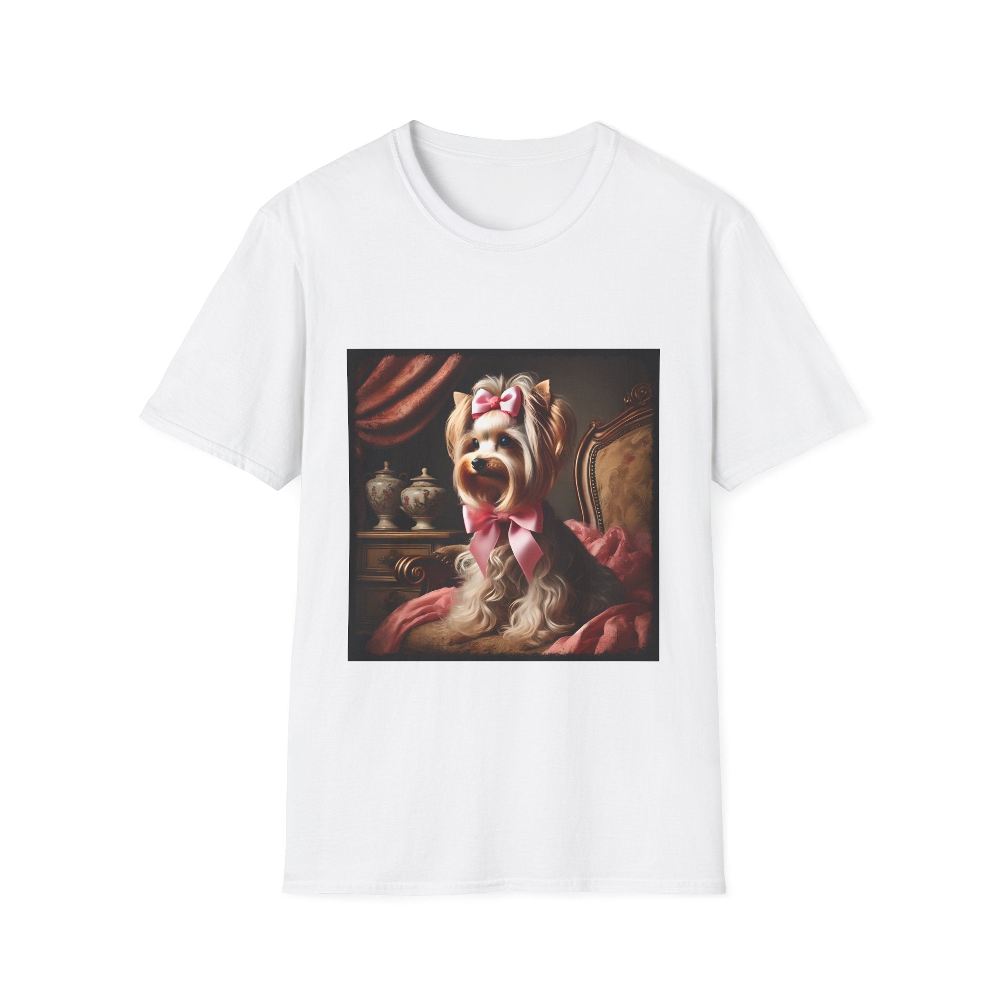 Yorkshire Terrier Pink Bow Princess | Unisex Dog T-Shirt