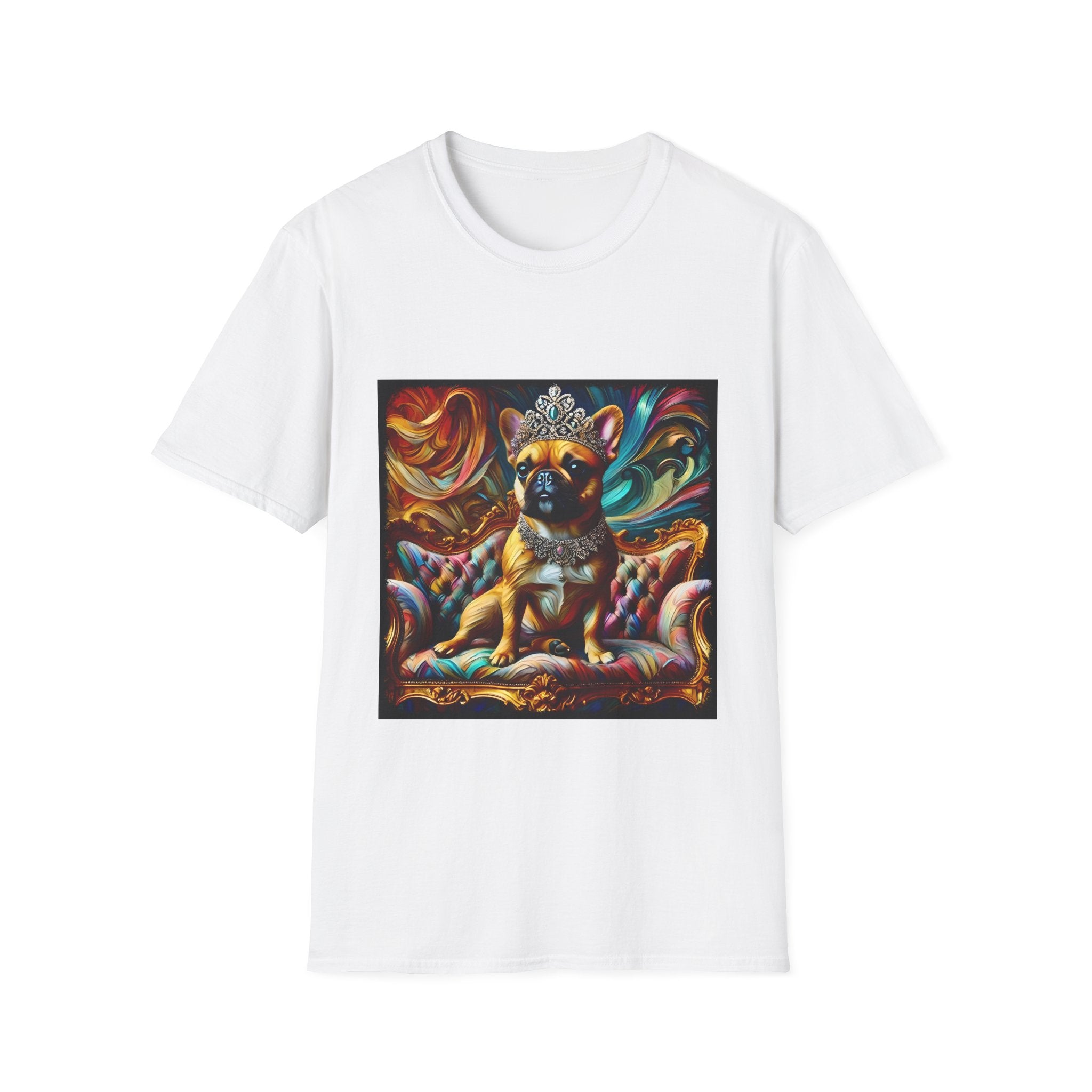 French Bulldog Glamorous Swirl | Unisex Dog T-Shirt