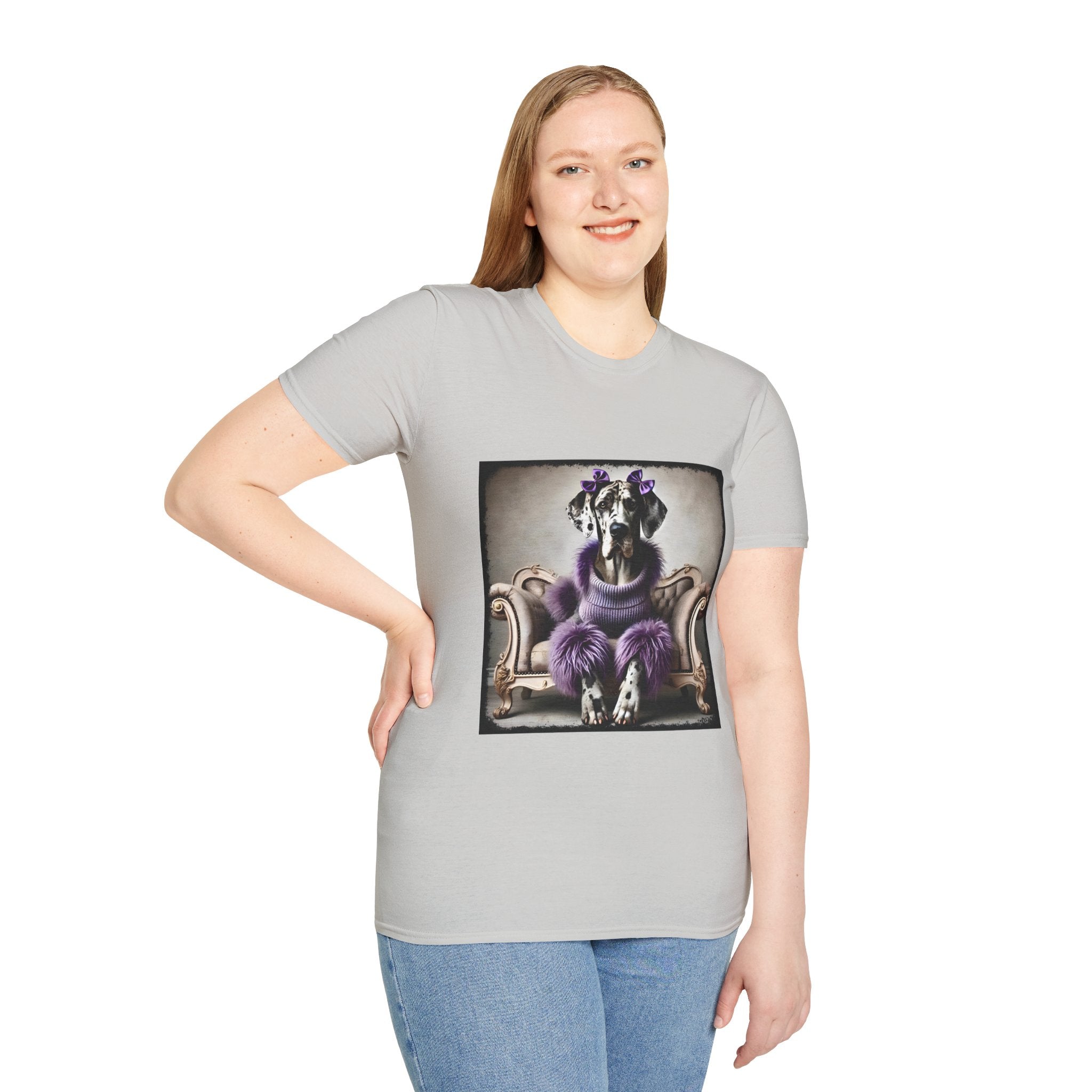 Great Dane Tall Glam | Unisex Dog T-Shirt