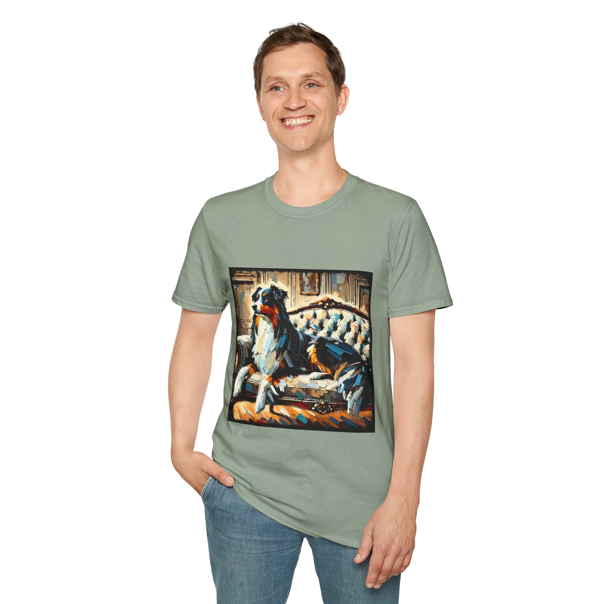 Australian Shepherd Vibrant Classic | Unisex Dog T-Shirt