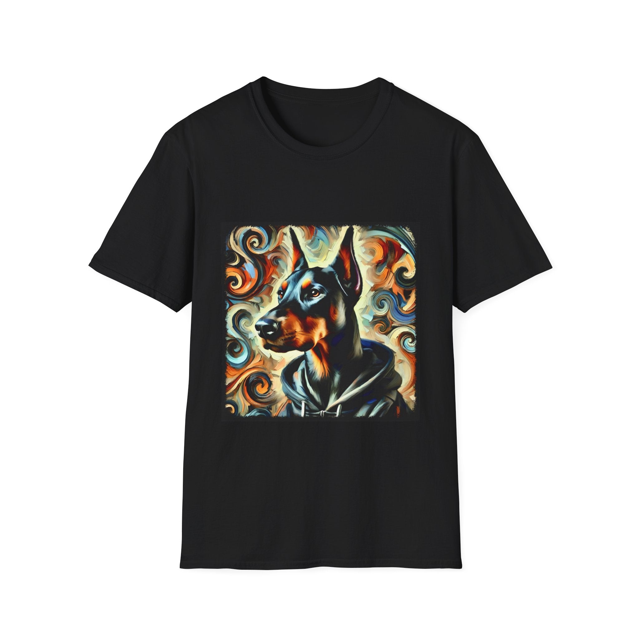 Doberman Pinscher Rugged Swirl | Unisex Dog T-Shirt
