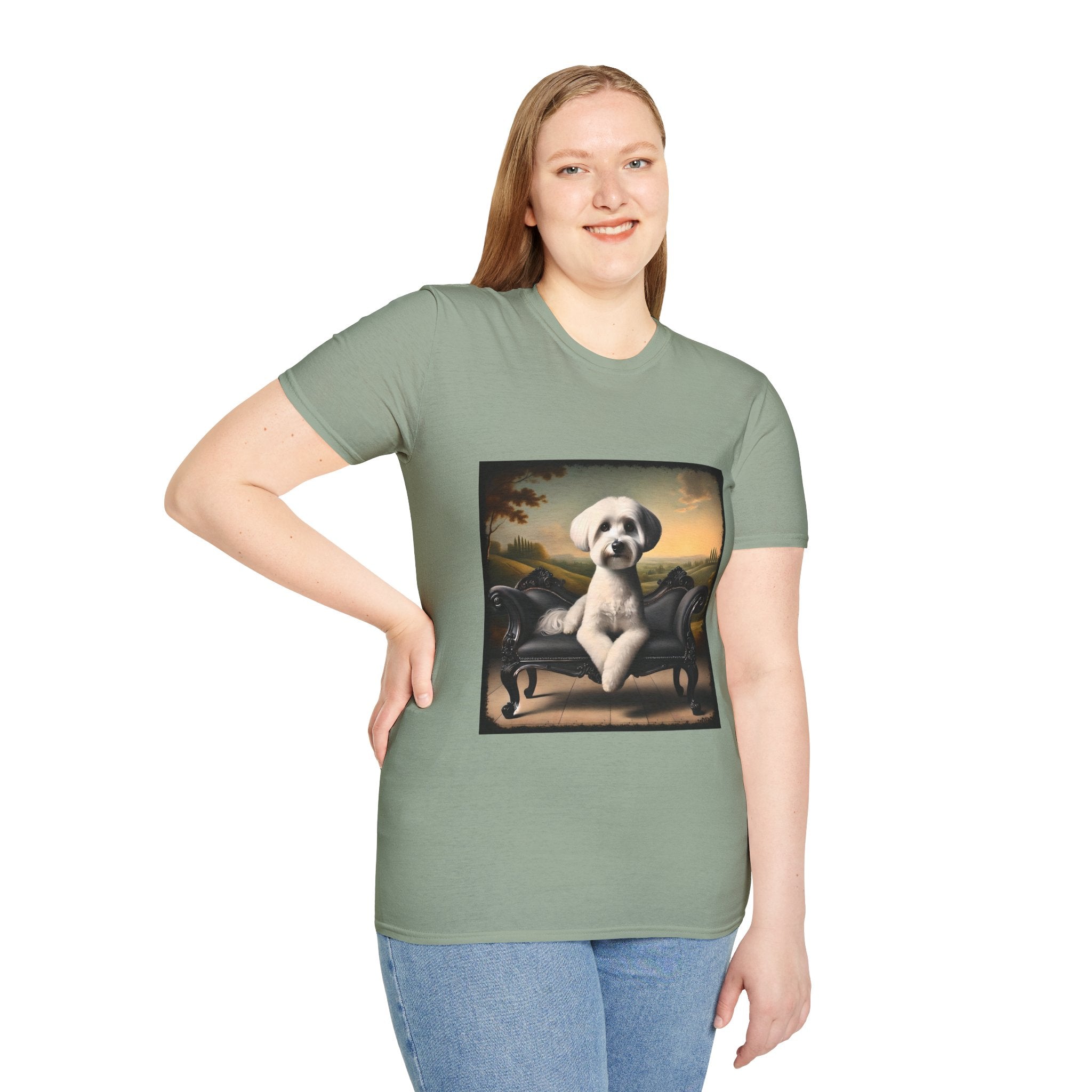 Havanese Posh Portrait |  Unisex Dog T-Shirt