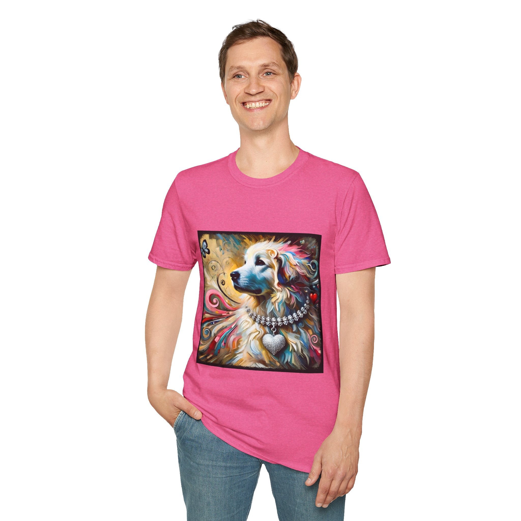 Great Pyrenees Blissful Swirl | Unisex Dog T-Shirt