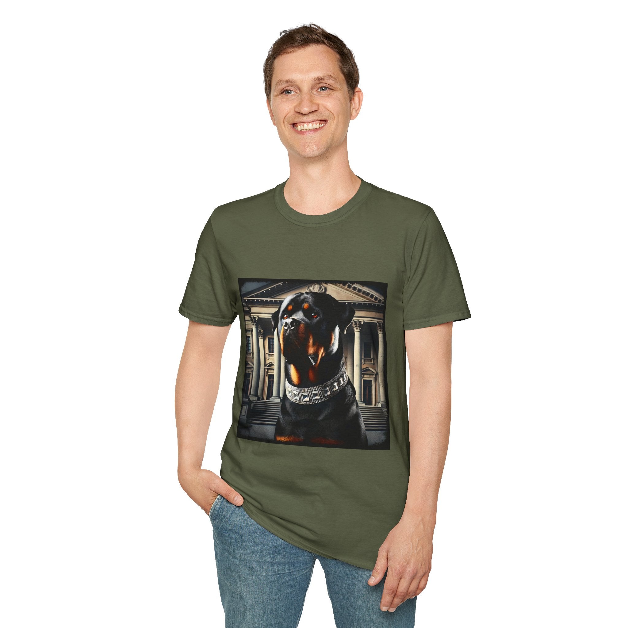 Rottweiler Diamond Sentinel | Unisex Dog T-Shirt
