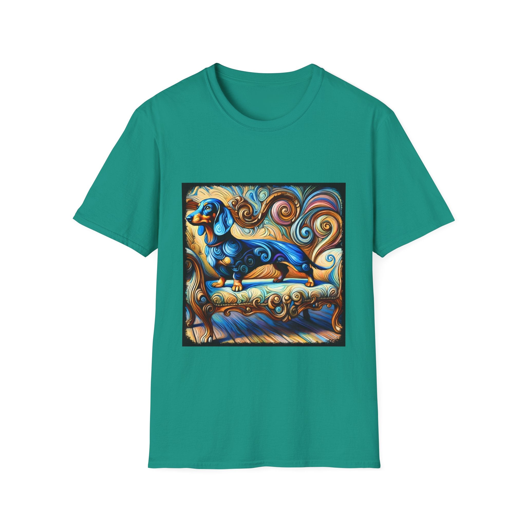 Dachshund Blue Dream Swirl | Unisex Dog T-Shirt