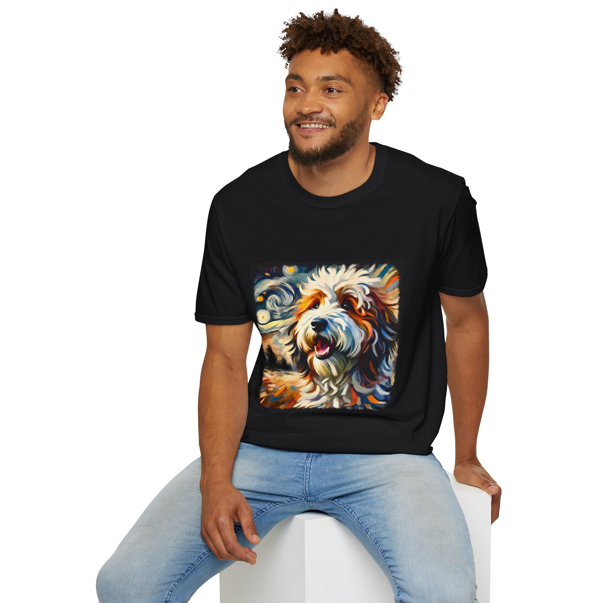 Bernedoodle Vivid Swirl | Unisex Dog T-Shirt