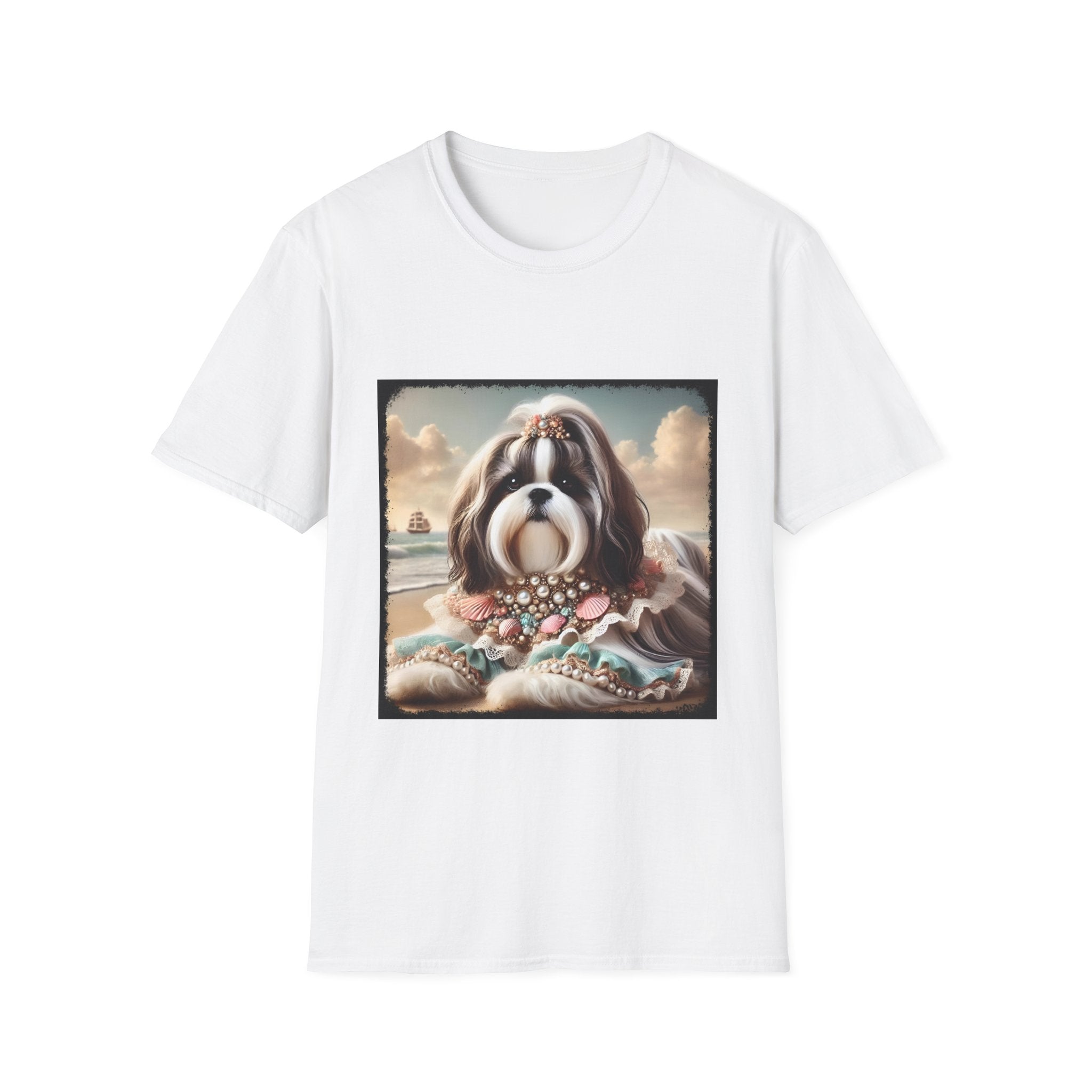 Shih Tzu Seashell Sweetie | Unisex Dog T-Shirt