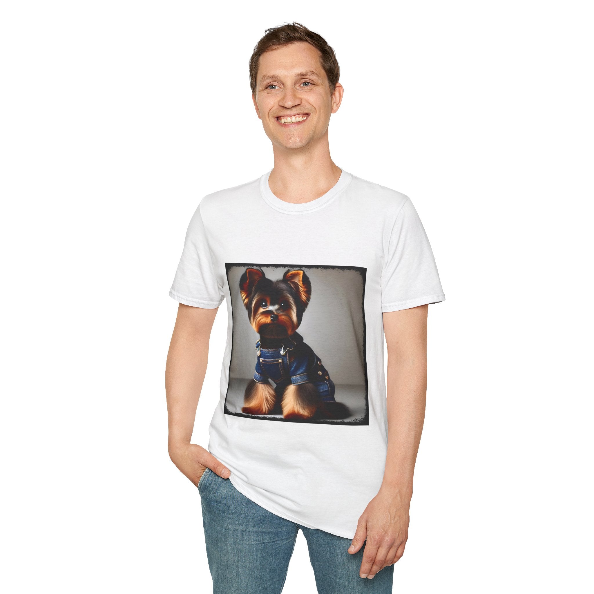 Yorkshire Terrier Denim Darling | Unisex Dog T-Shirt