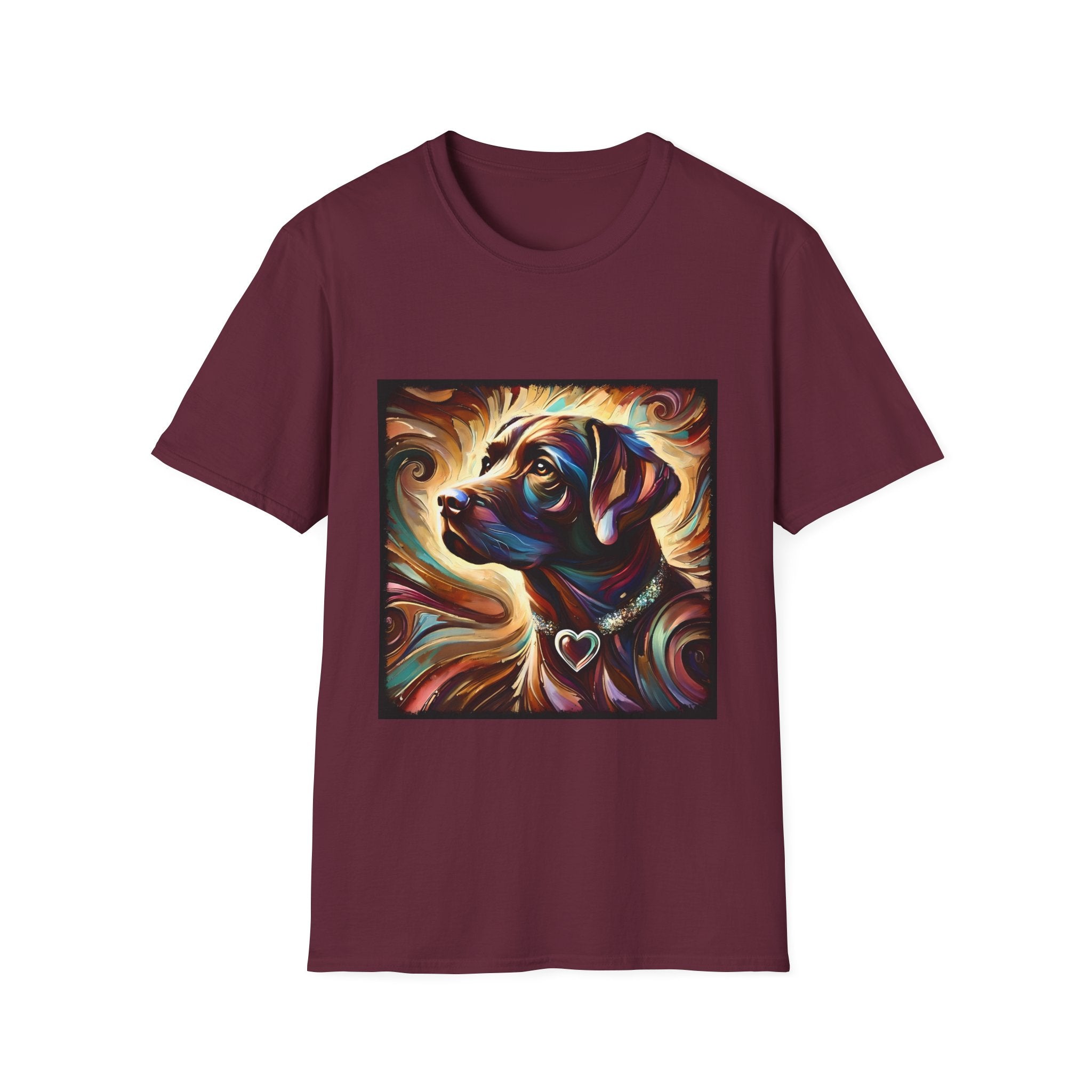 Labrador Retriever Warm Heart Swirl | Unisex Dog T-Shirt