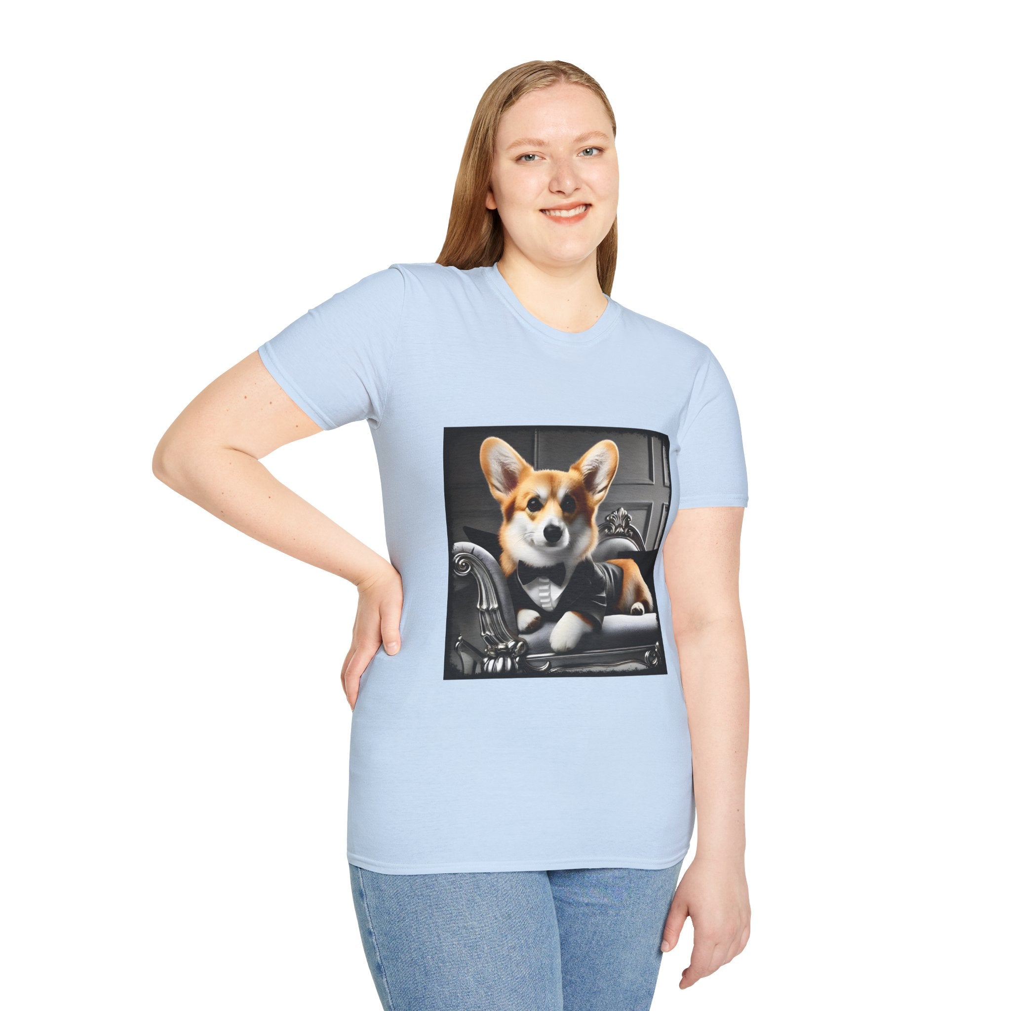 Pembroke Welsh Corgi Tux Luxe | Unisex Dog T-Shirt