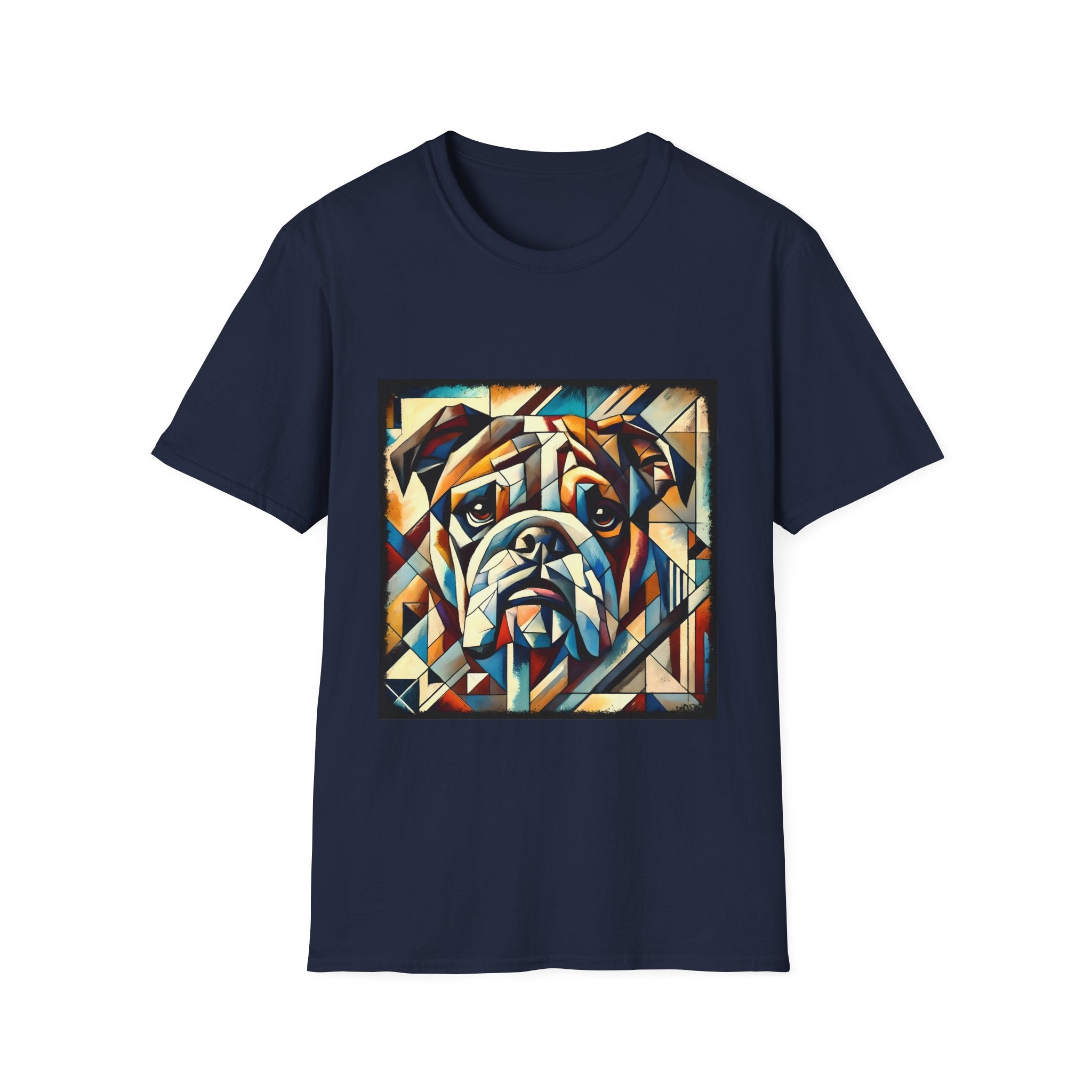 Bulldog Warm Geometric | Unisex Dog T-Shirt
