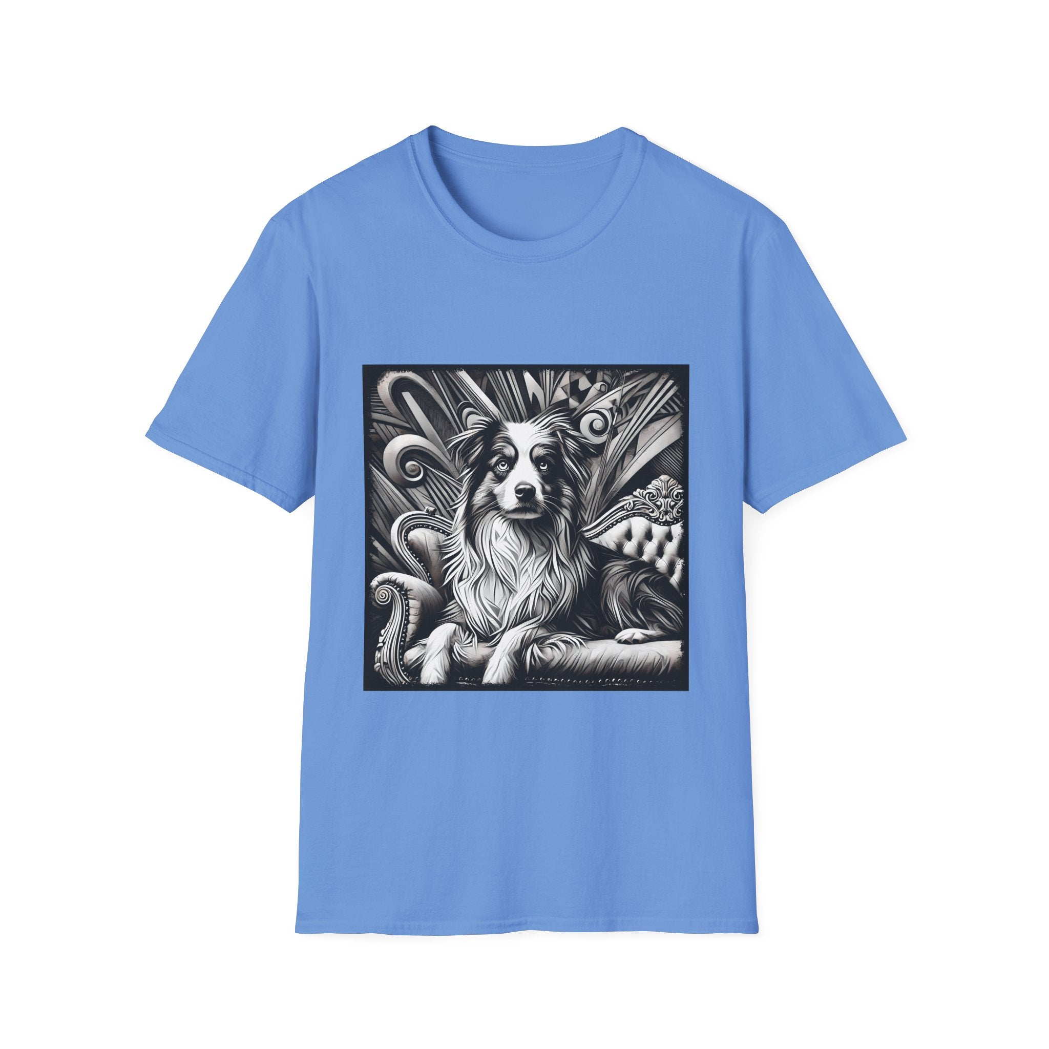 Australian Shepherd B&W Bold | Unisex Dog T-Shirt