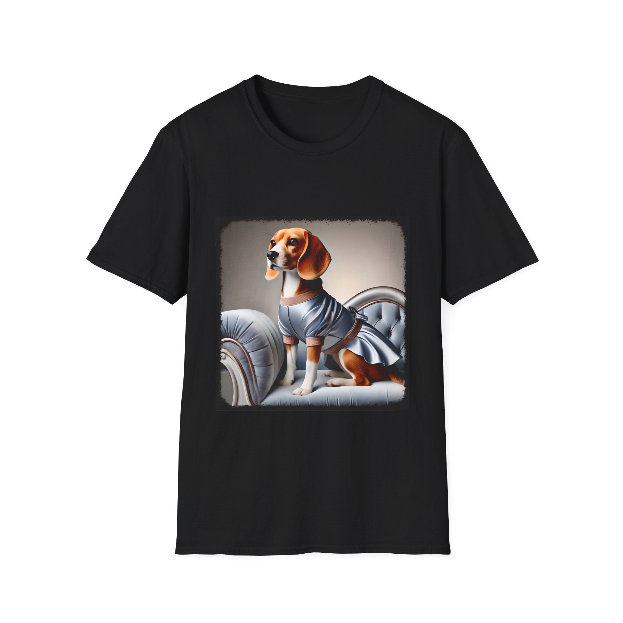 Beagle Satin Seductress | Unisex Dog T-Shirt