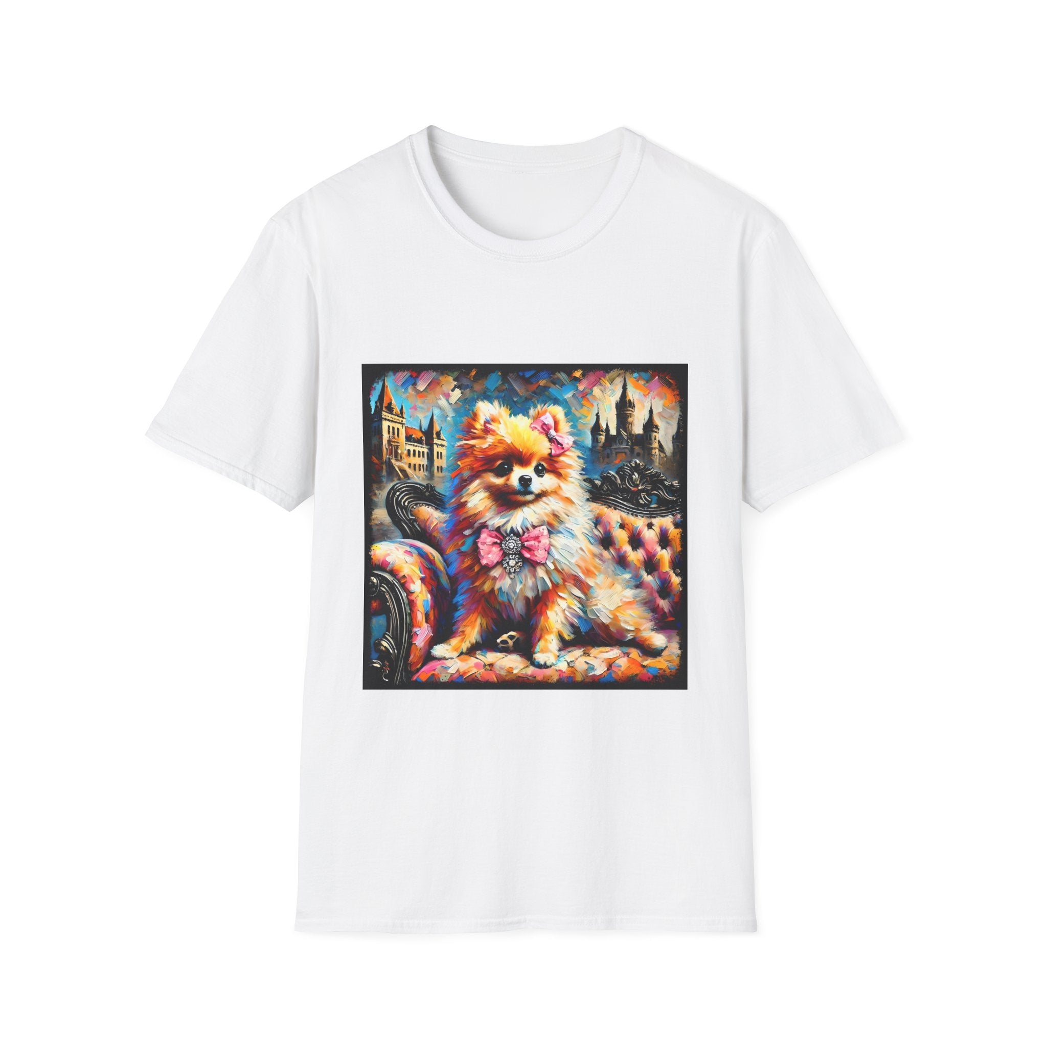 Pomeranian Diamond Princess Classic  | Unisex Dog T-Shirt