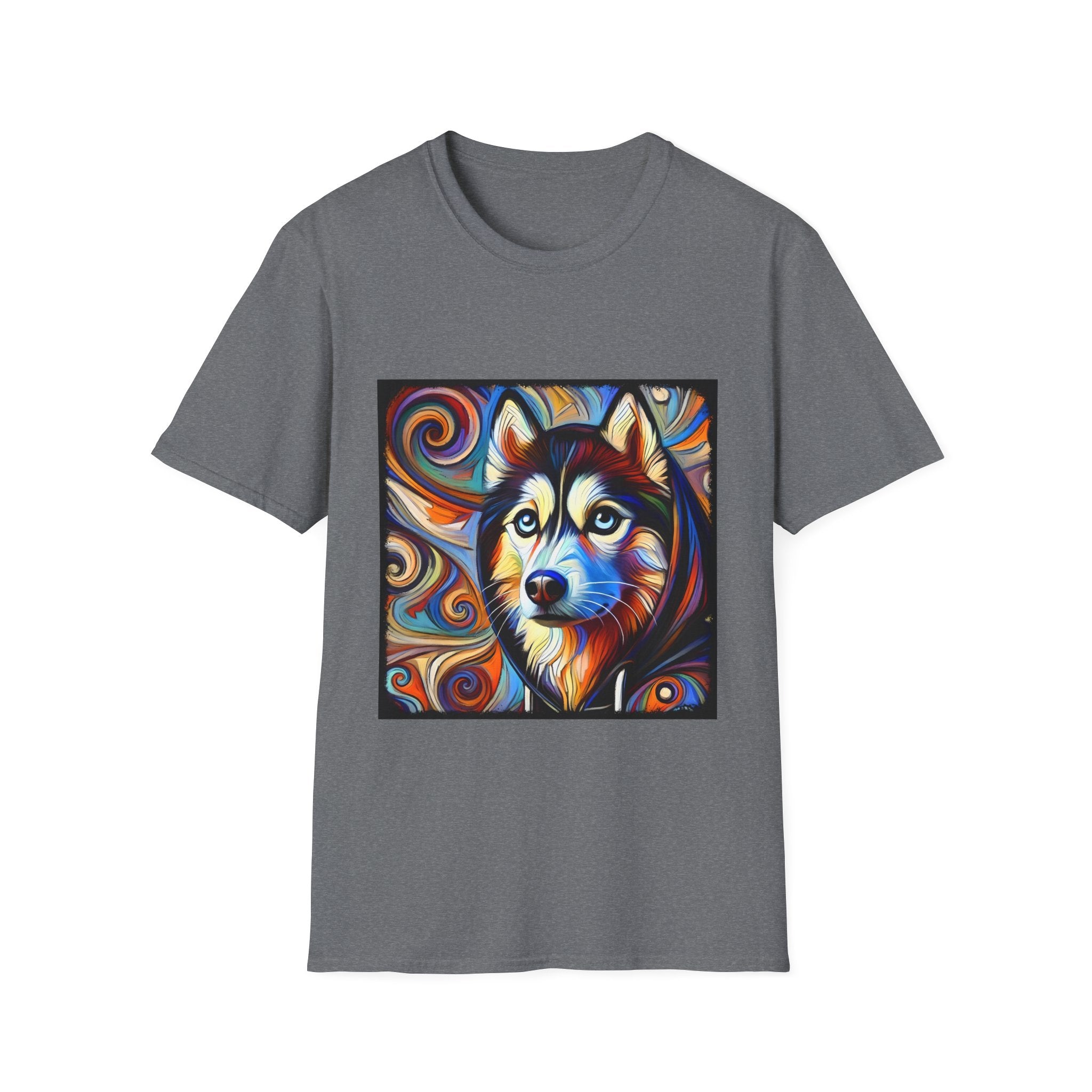 Siberian Husky Relaxed Swirl | Unisex Dog T-Shirt