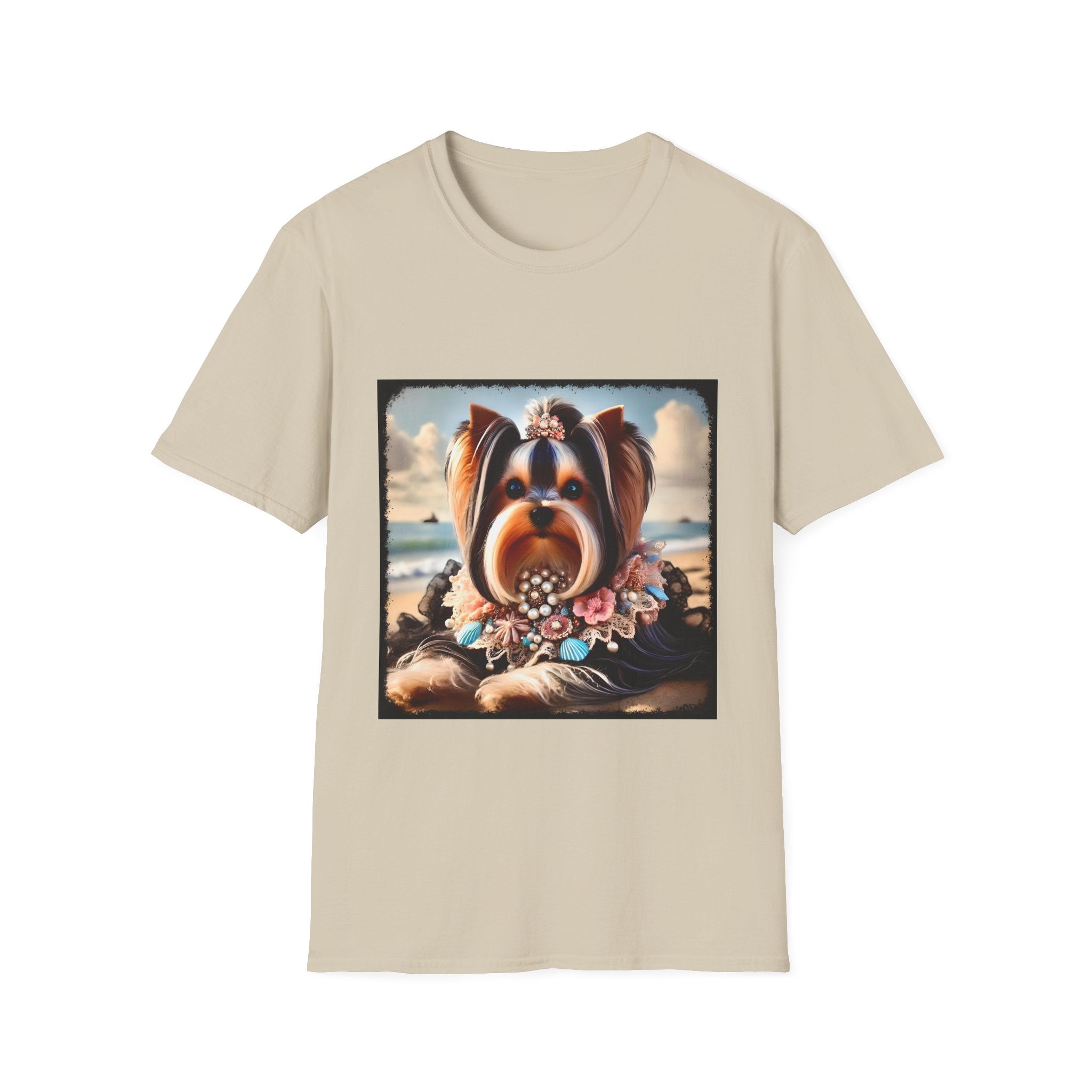 Yorkshire Terrier Seashell Siren | Unisex Dog T-Shirt