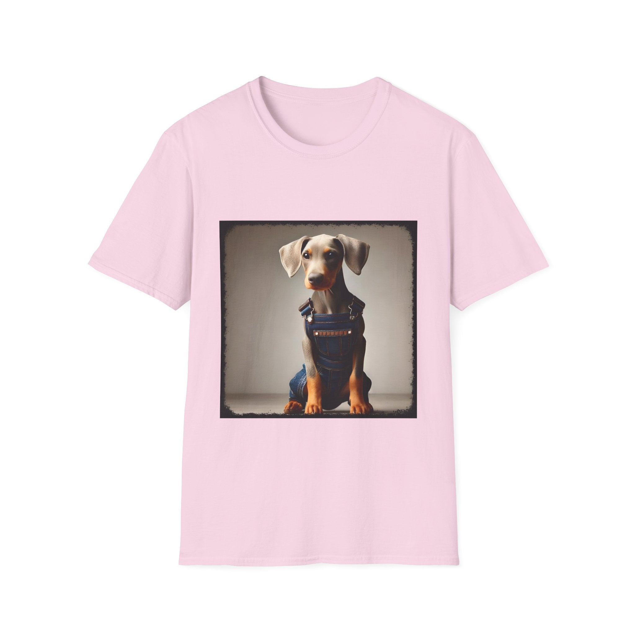 Doberman Pinscher Denim Dawg | Unisex Dog T-Shirt