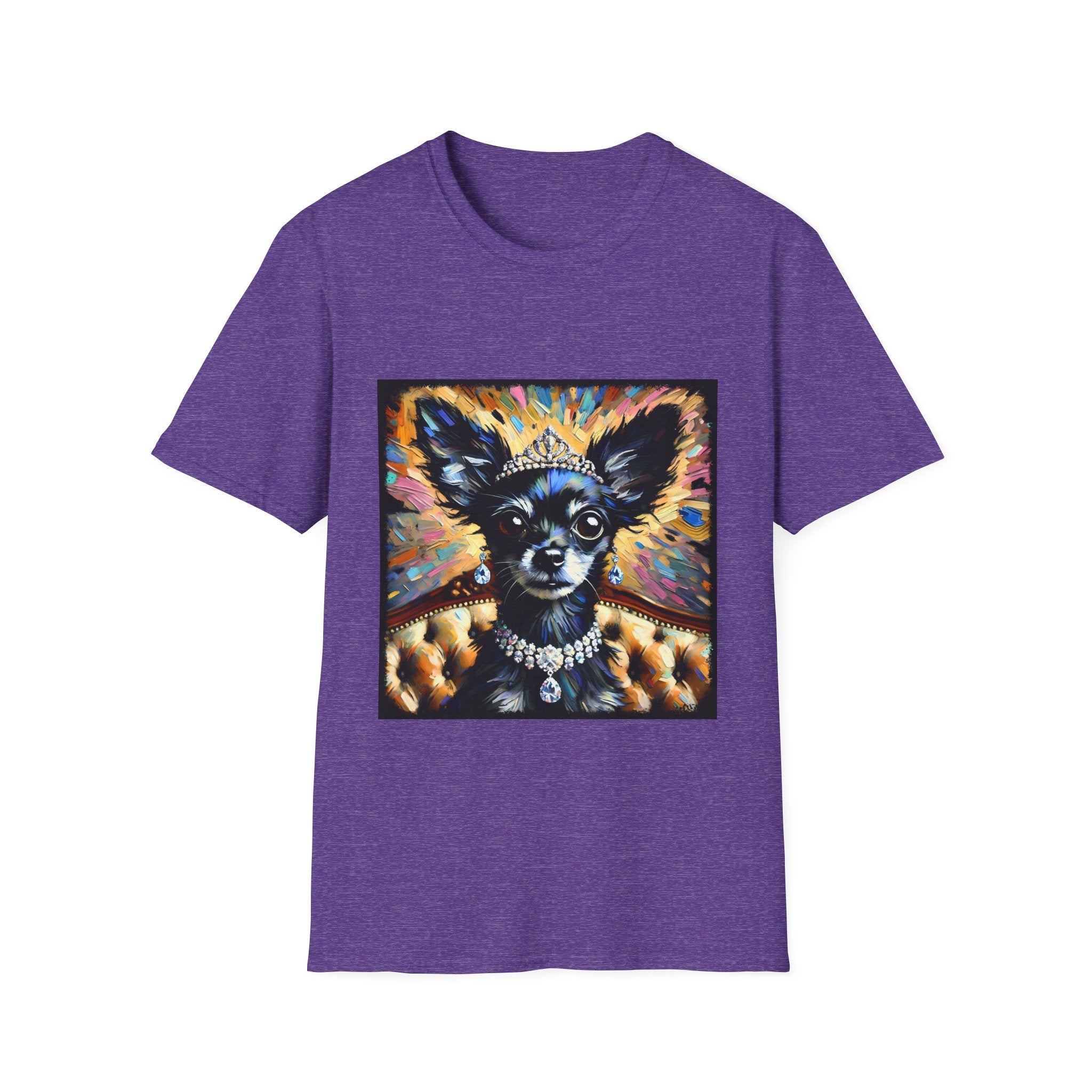 Chihuahua Diamond Earring Classic | Unisex Dog T-Shirt