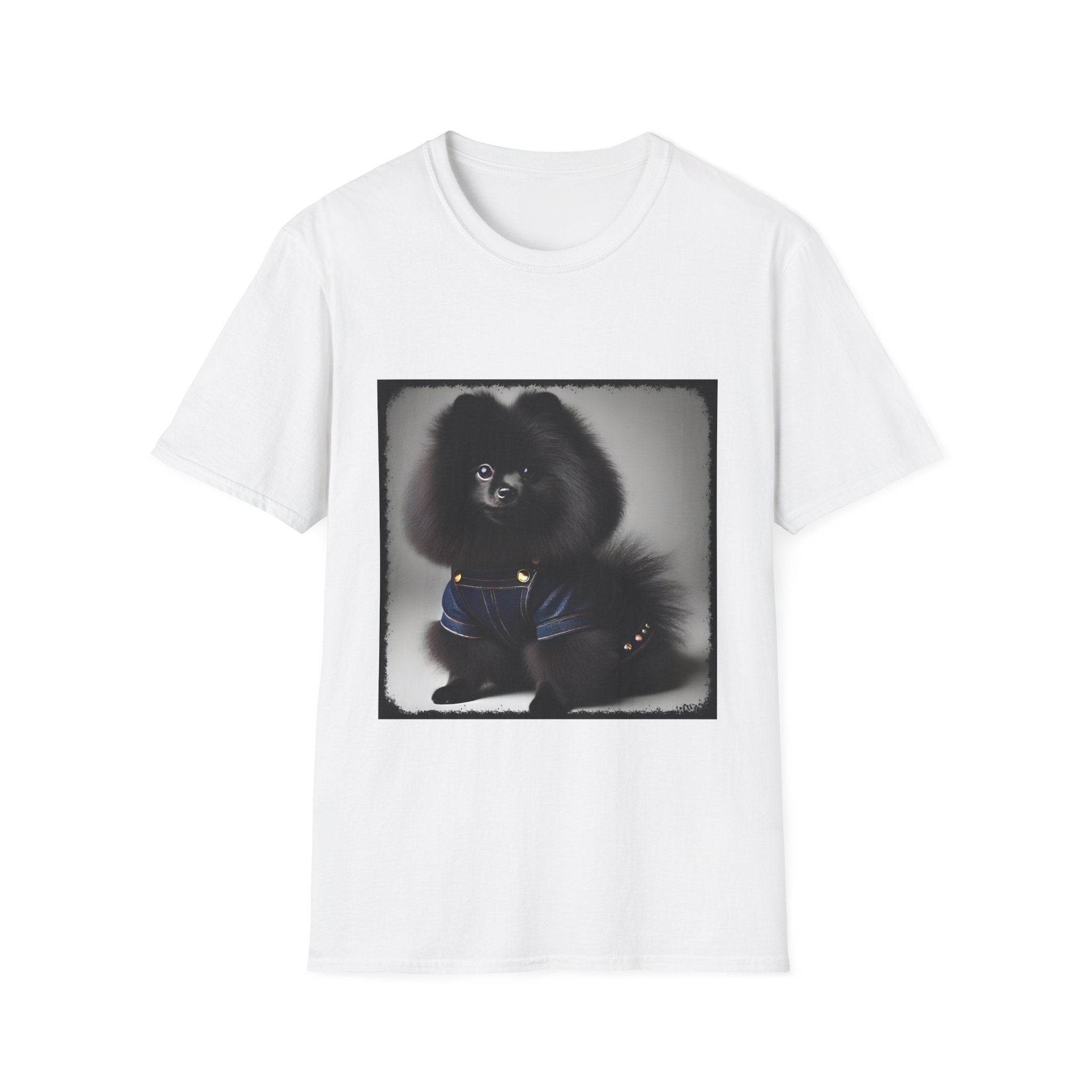 Pomeranian Denim Doll | Unisex Dog T-Shirt