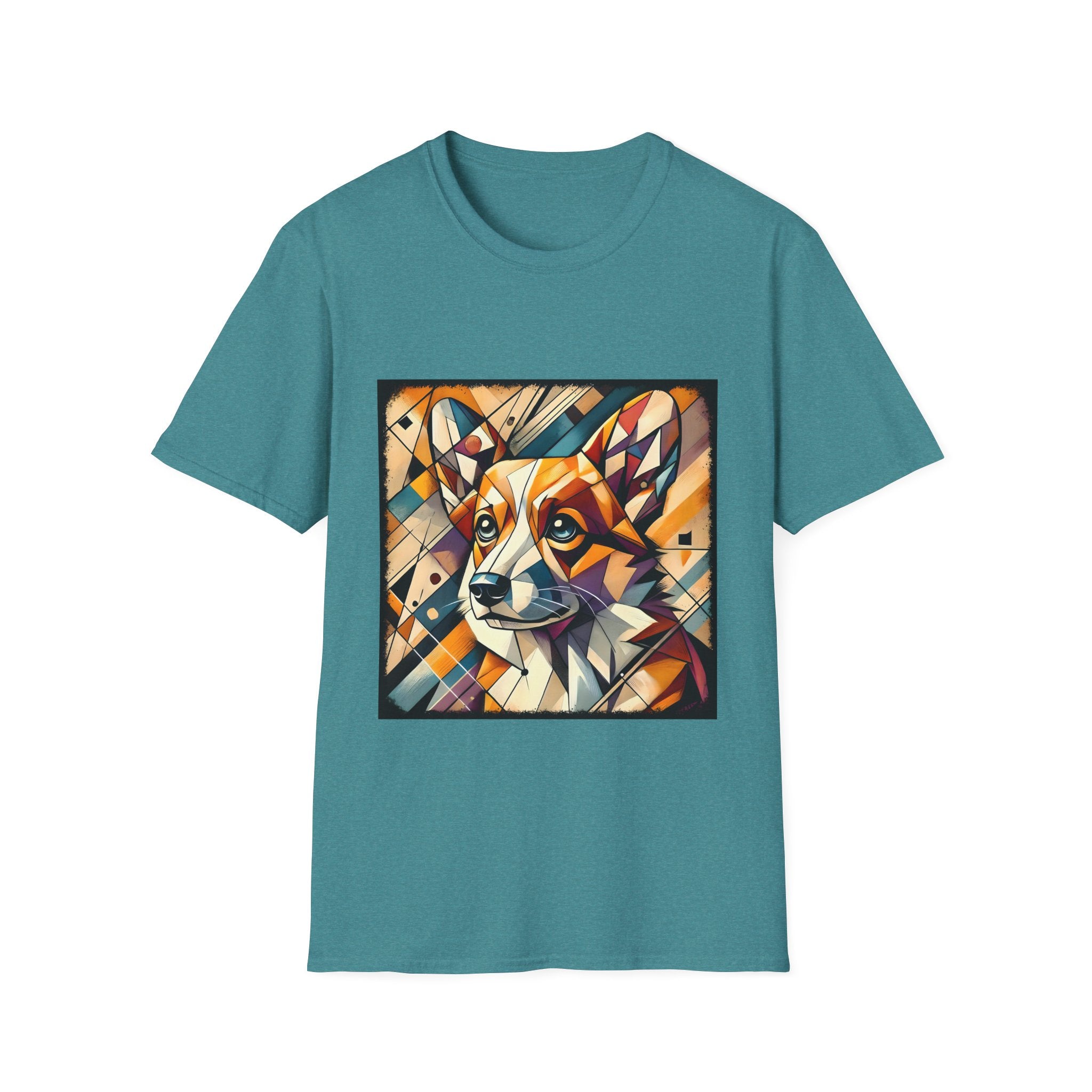 Pembroke Welsh Corgi Bold Geometric | Unisex Dog T-Shirt