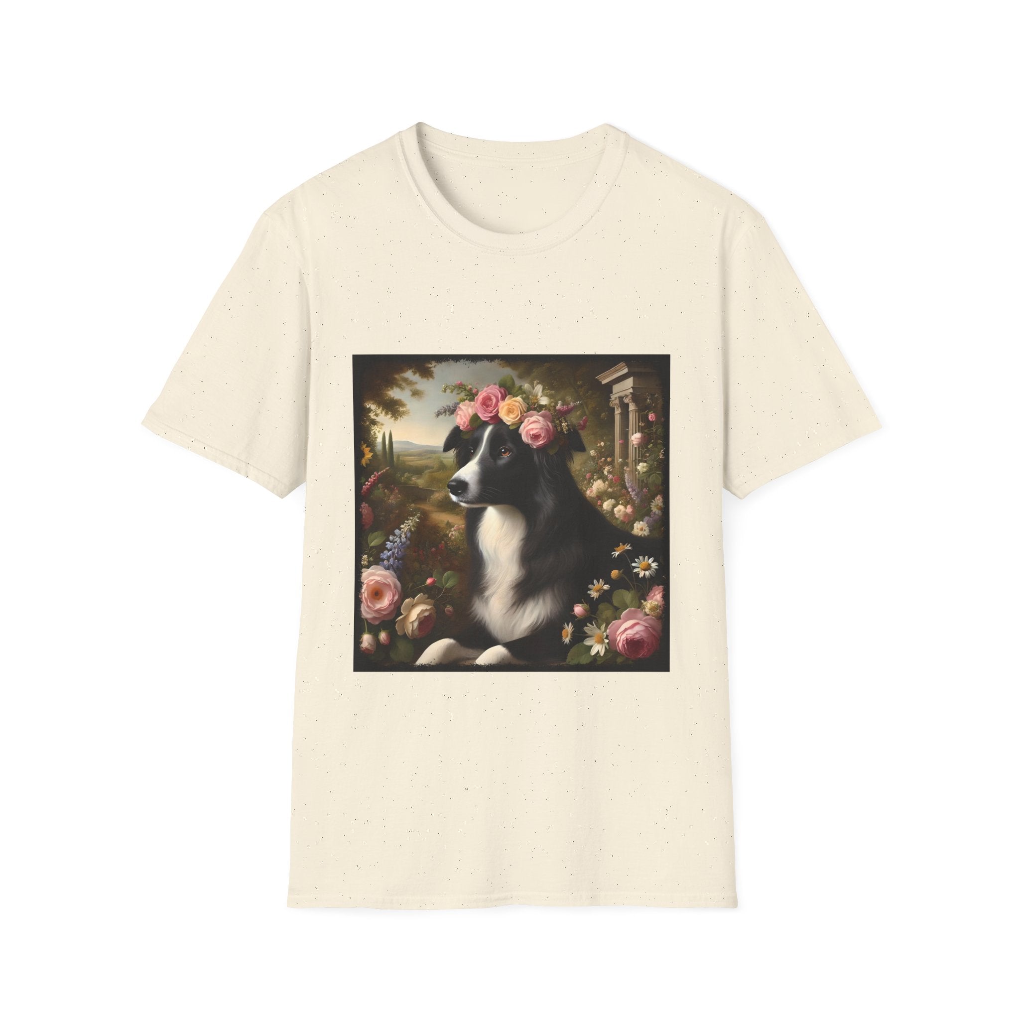Border Collie Divine Garden | Unisex Dog T-Shirt