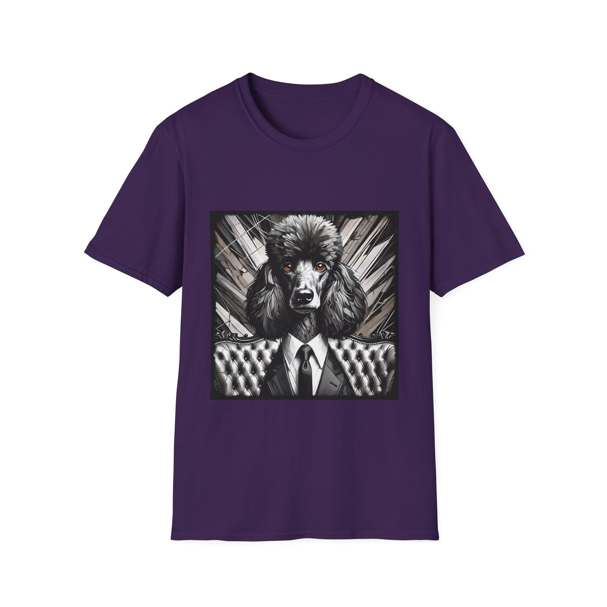 Poodle B&W Bold Eyes II | Unisex Dog T-Shirt