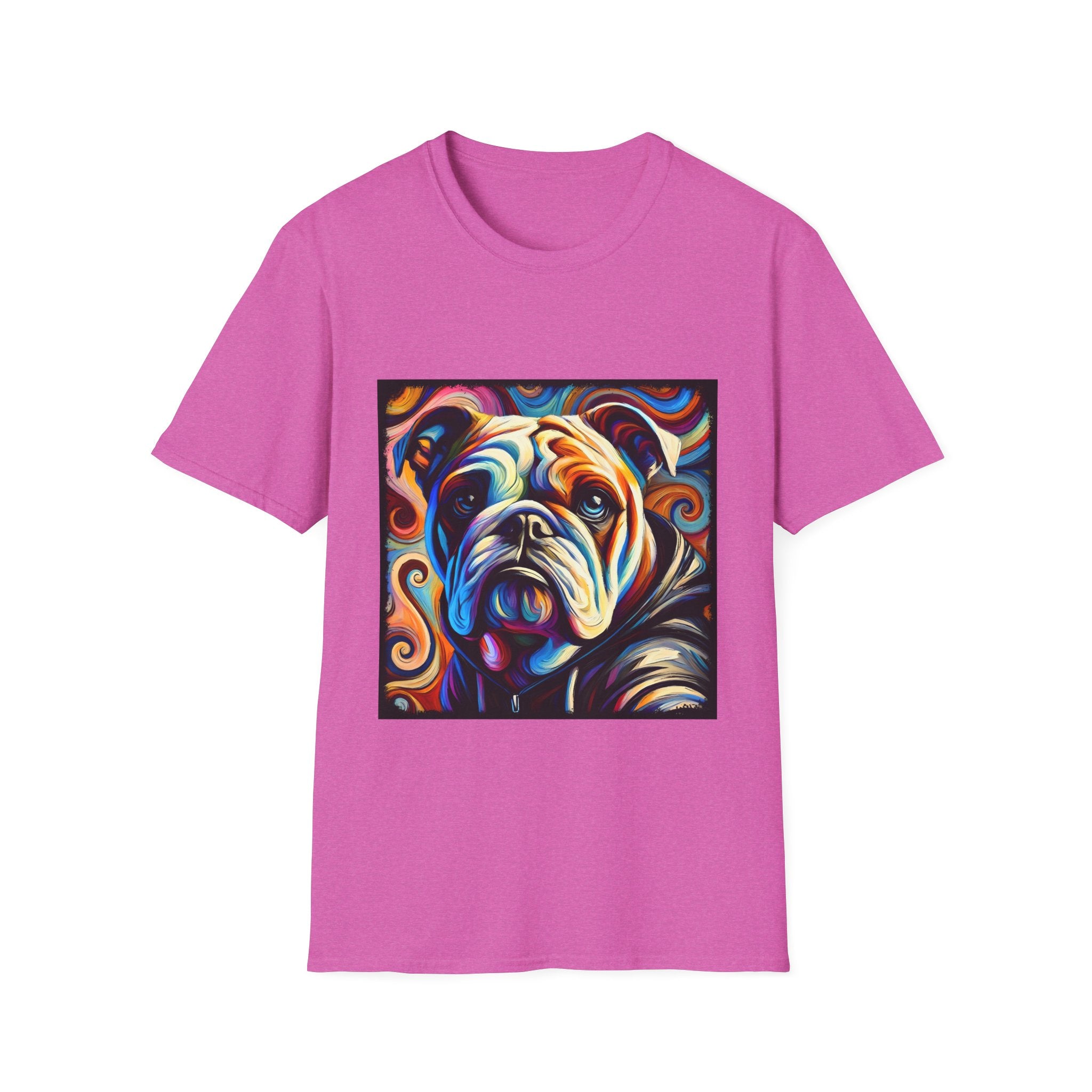 Bulldog Relaxed Swirl | Unisex Dog T-Shirt