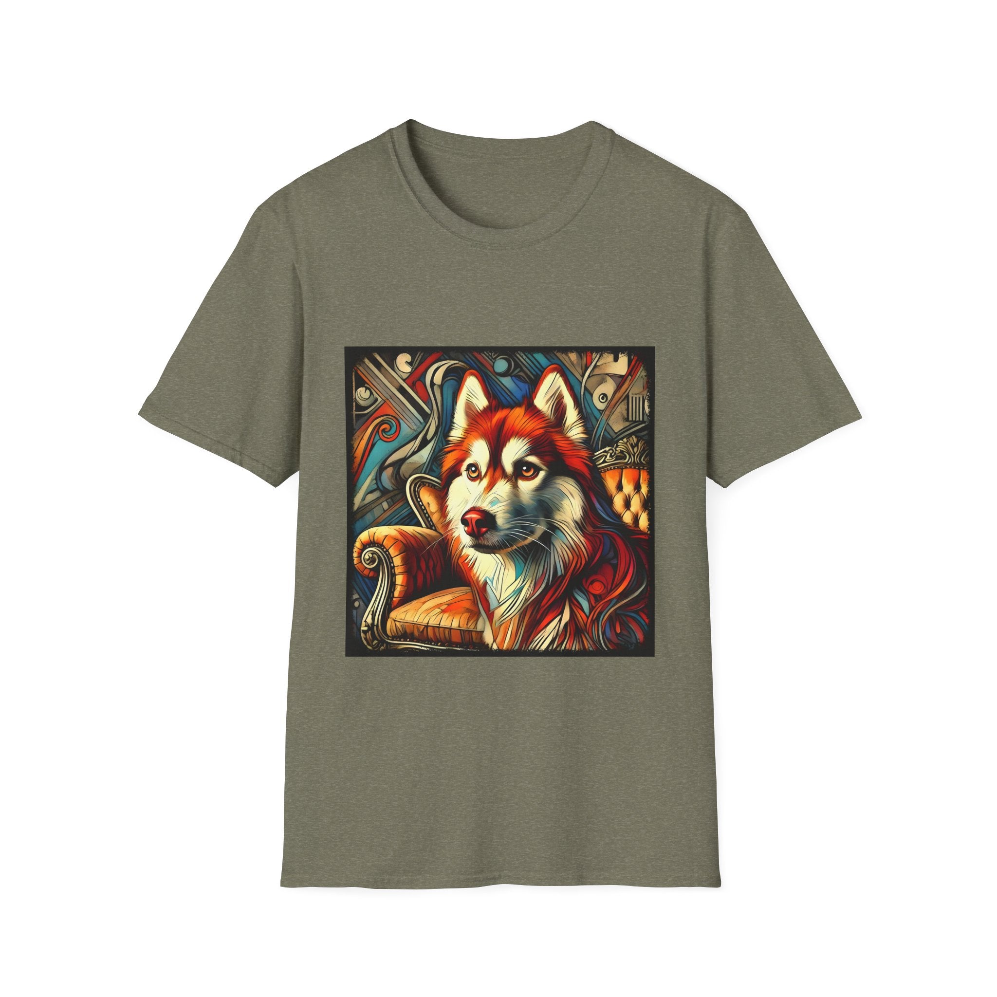 Siberian Husky Red Rebel | Unisex Dog T-Shirt