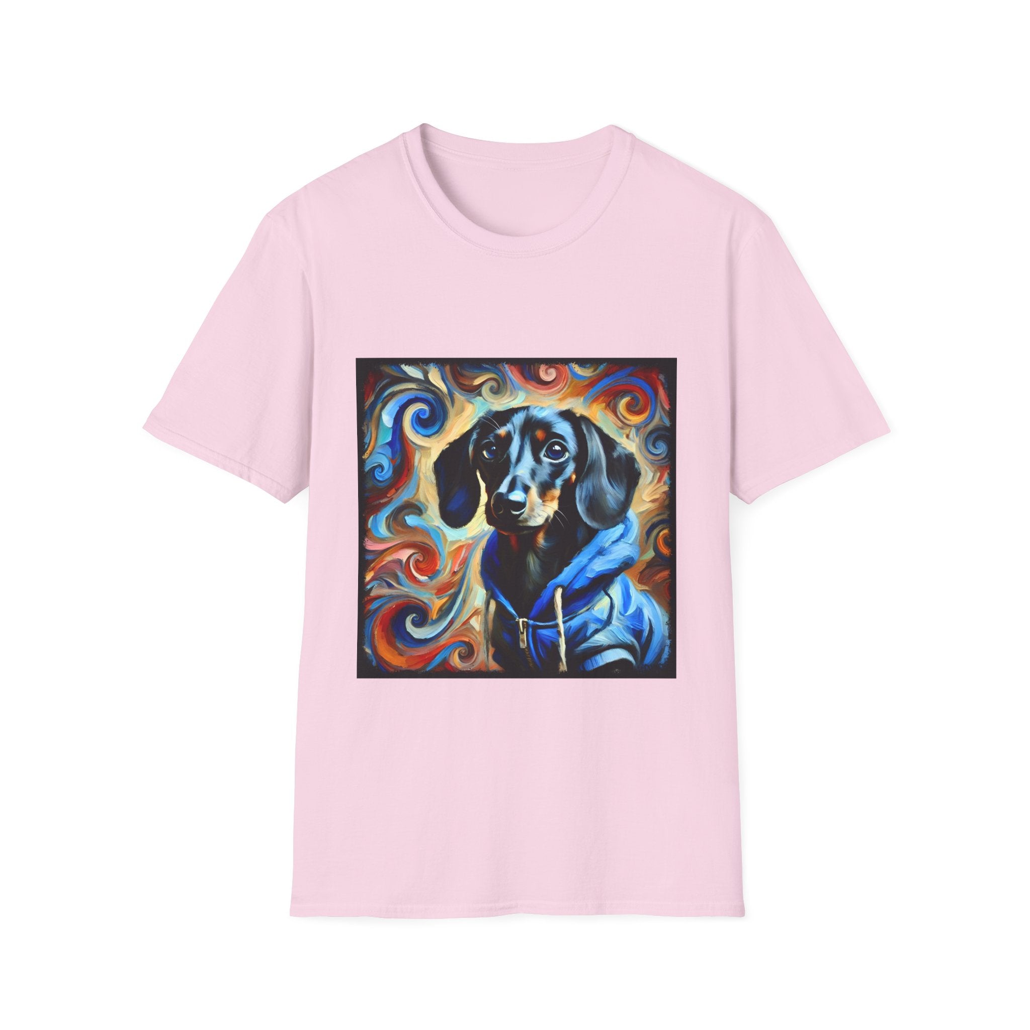 Dachshund Urban Edge Swirl | Unisex Dog T-Shirt