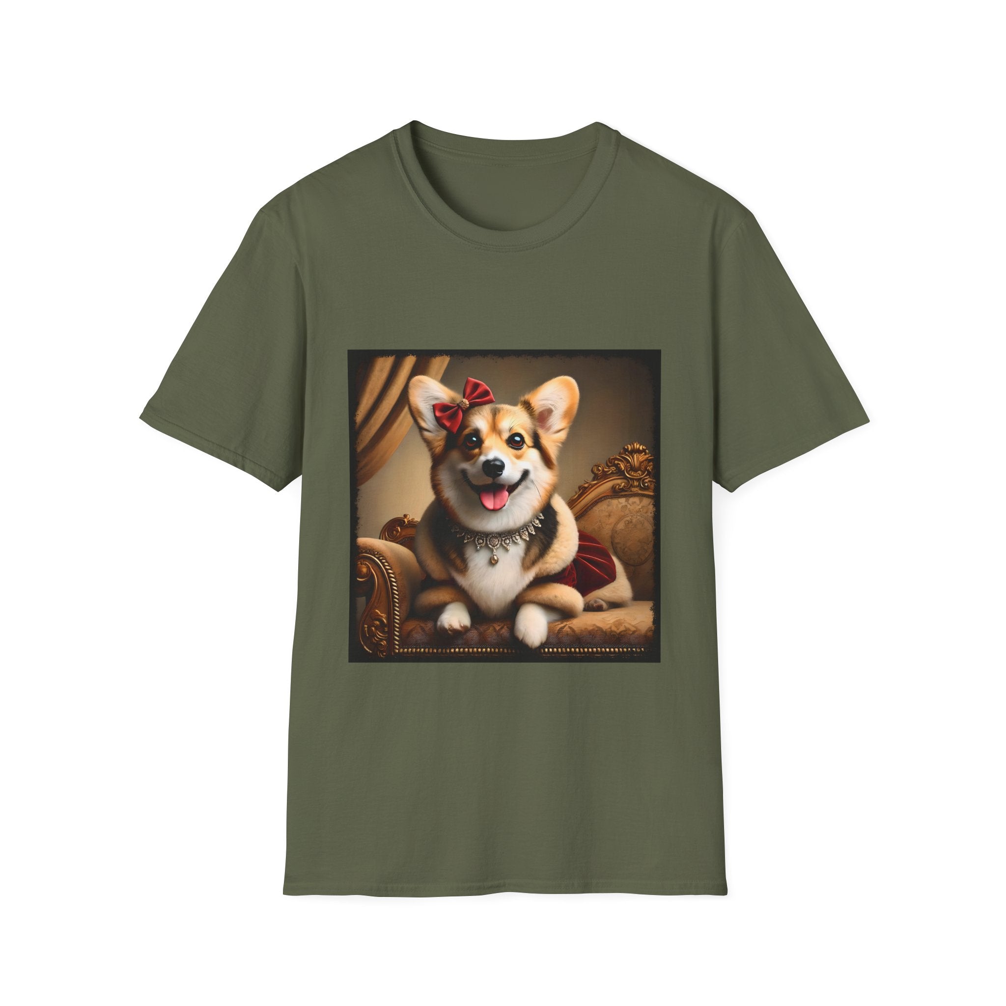 Pembroke Welsh Corgi Red Velvet Princess | Unisex Dog T-Shirt