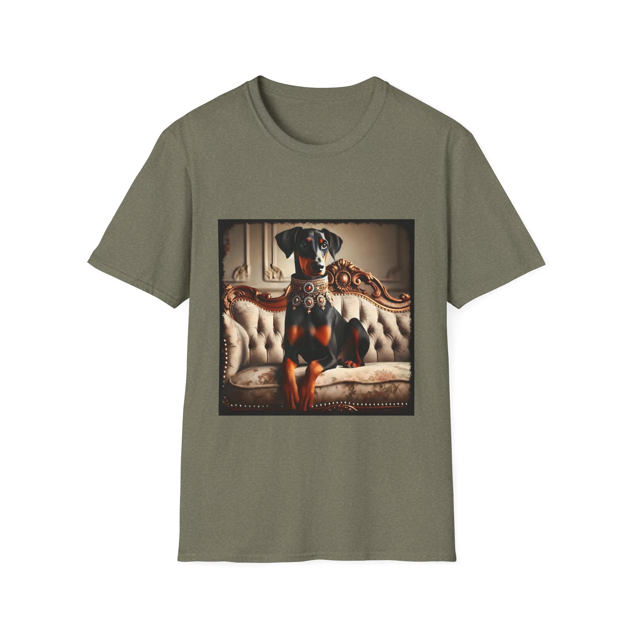 Doberman Pinscher Poised Prince | Unisex Dog T-Shirt