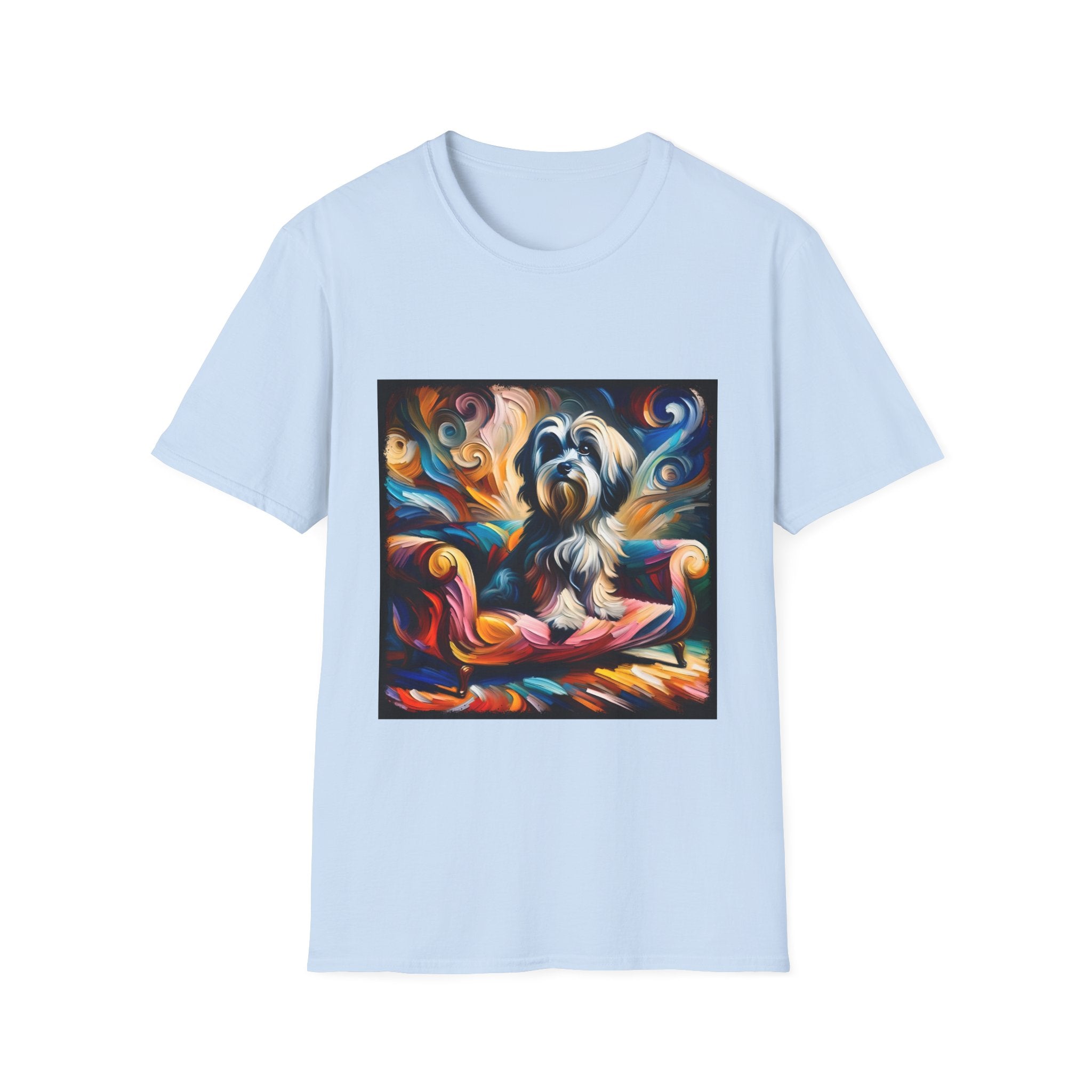 Havanese Blaze Swirl |  Unisex Dog T-Shirt