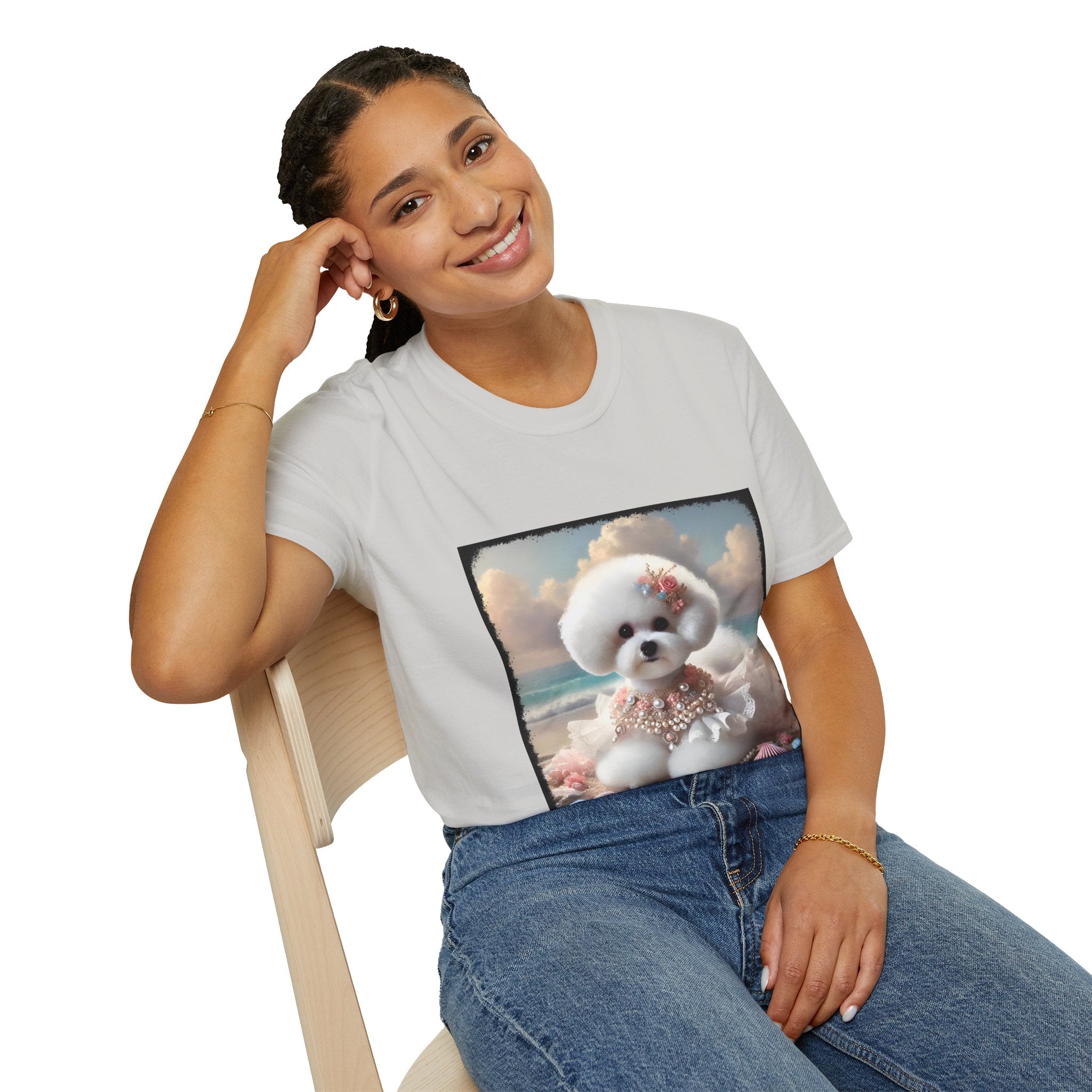 Bichon Frise Beach Beauty | Unisex Dog T-Shirt