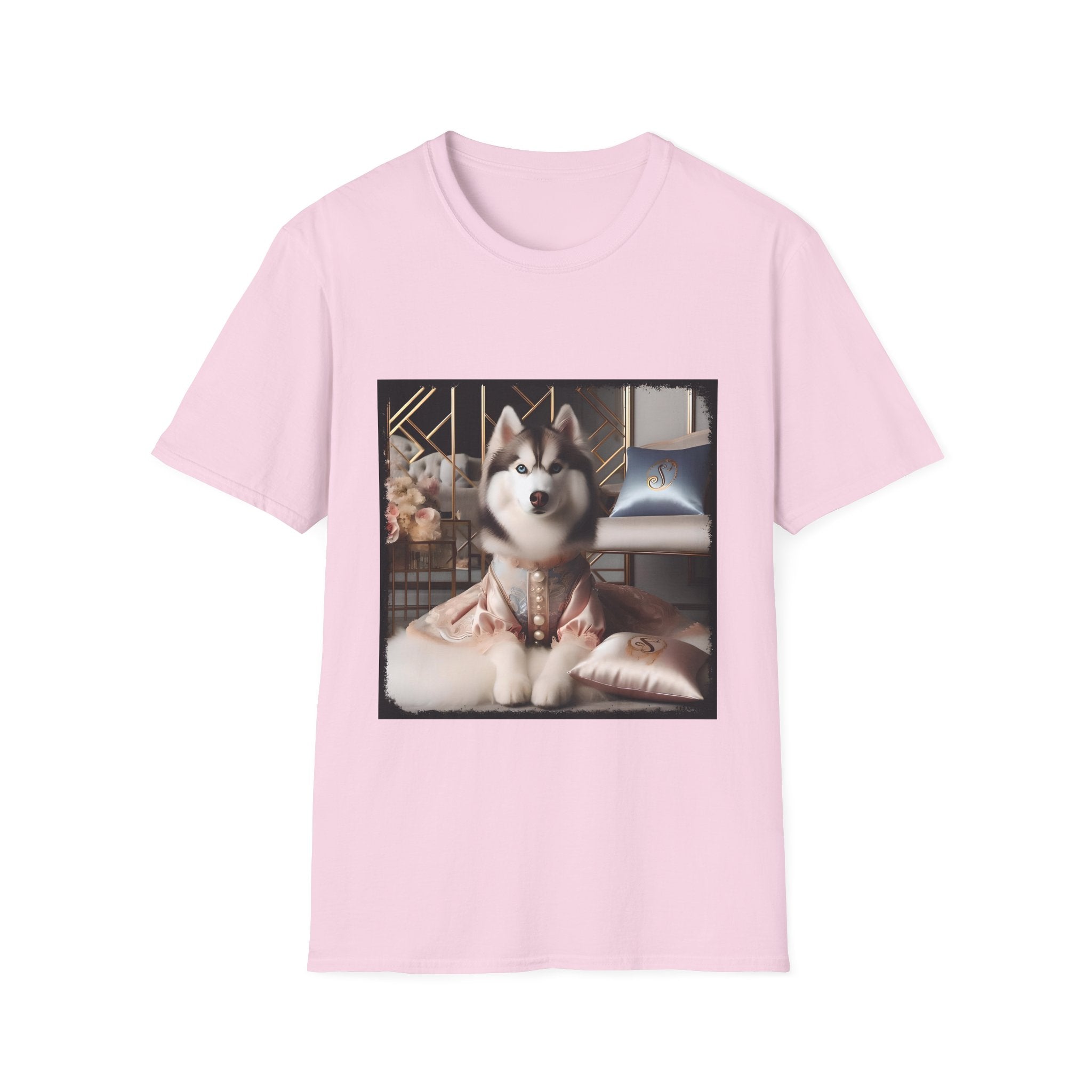 Siberian Husky Satin Diva | Unisex Dog T-Shirt