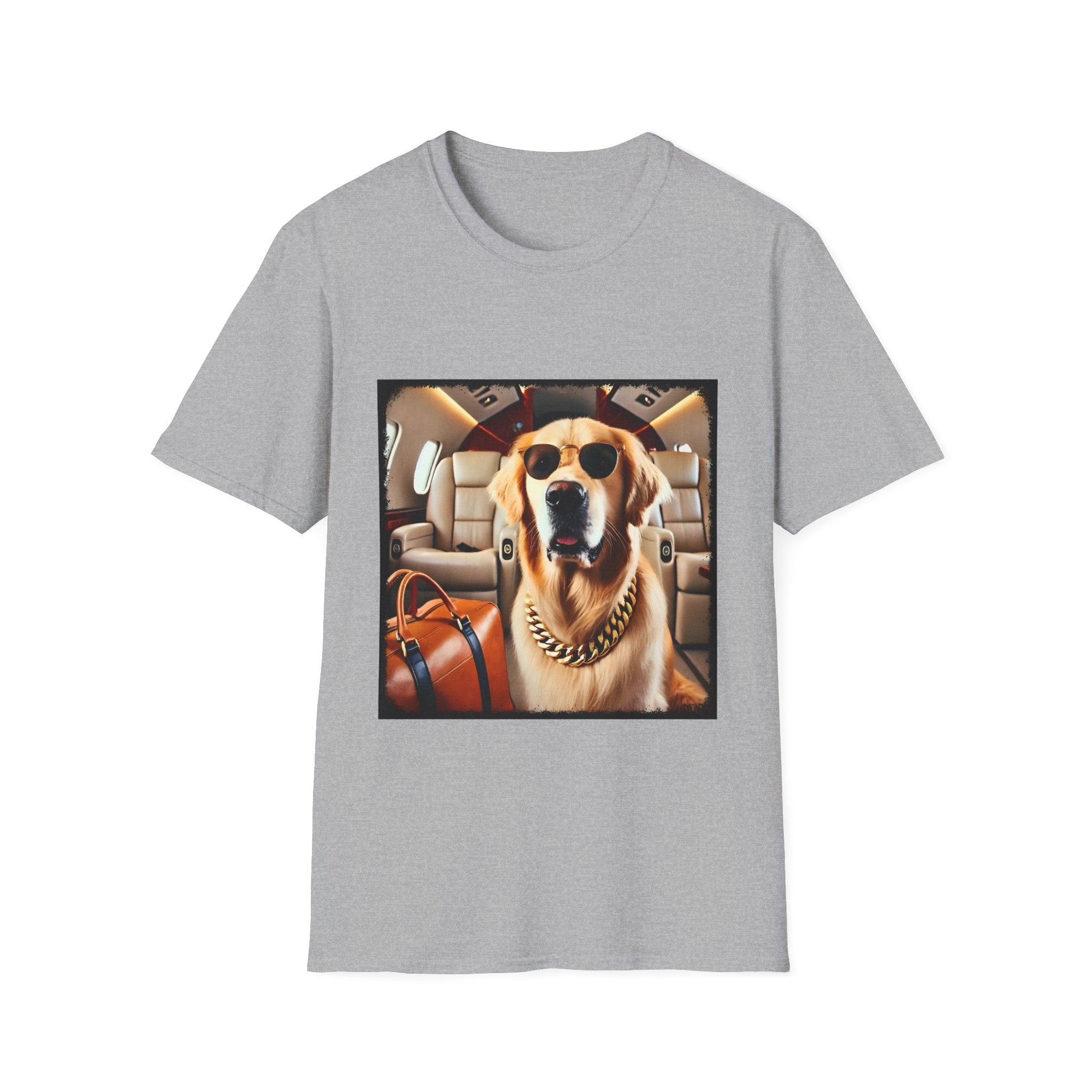 Golden Retriever Billionaire Class  | Unisex Dog T-Shirt